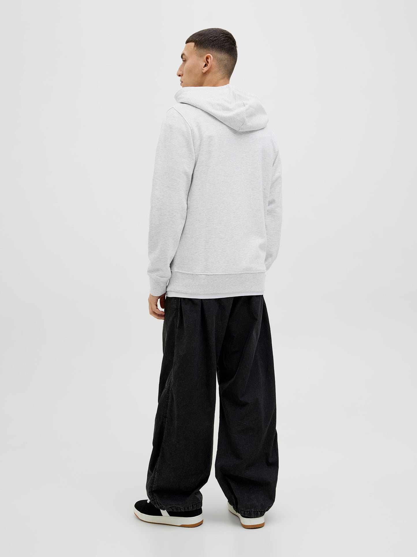 Ανδρική ζακέτα φούτερ μελανζέ JJSIMON SWEAT ZIP HOOD 12269366 | 12269366