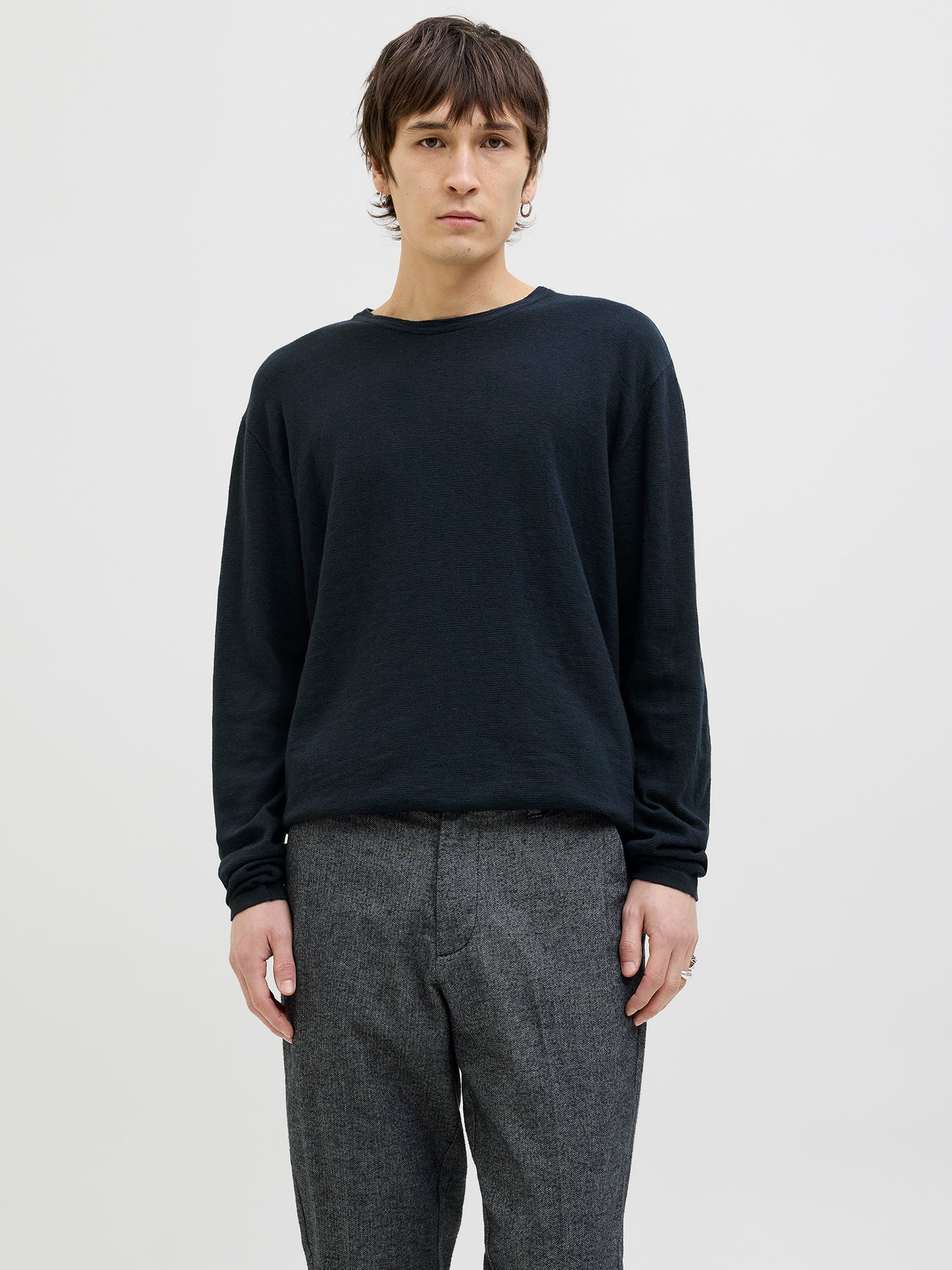 Ανδρική μπλούζα JJESUMMER KNIT CREW NECK SN 12269631 | 12269631