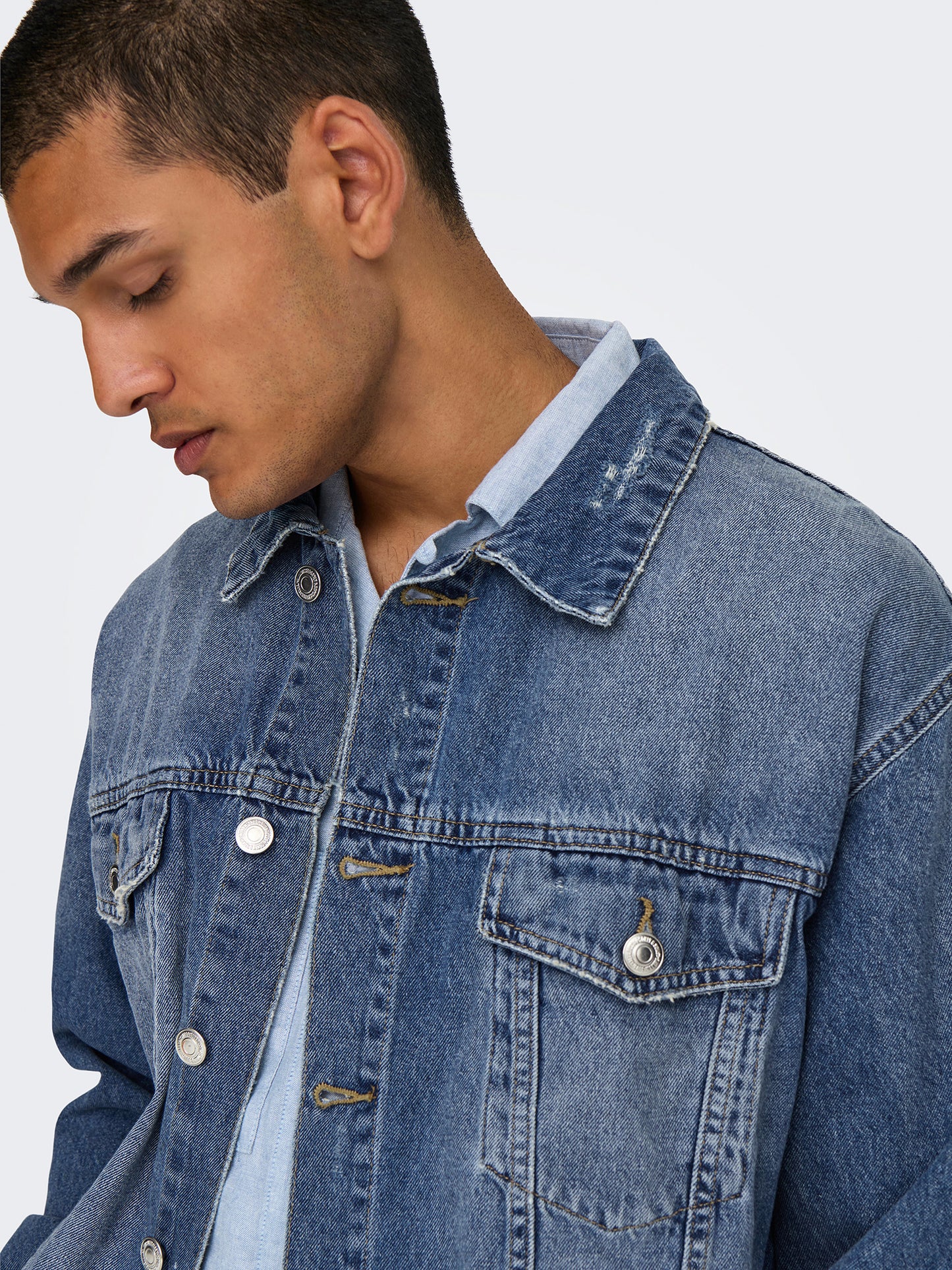 Ανδρικό τζάκετ τζιν ONSJUST BOX TAI DNM JACKET 22031183 | 22031183
