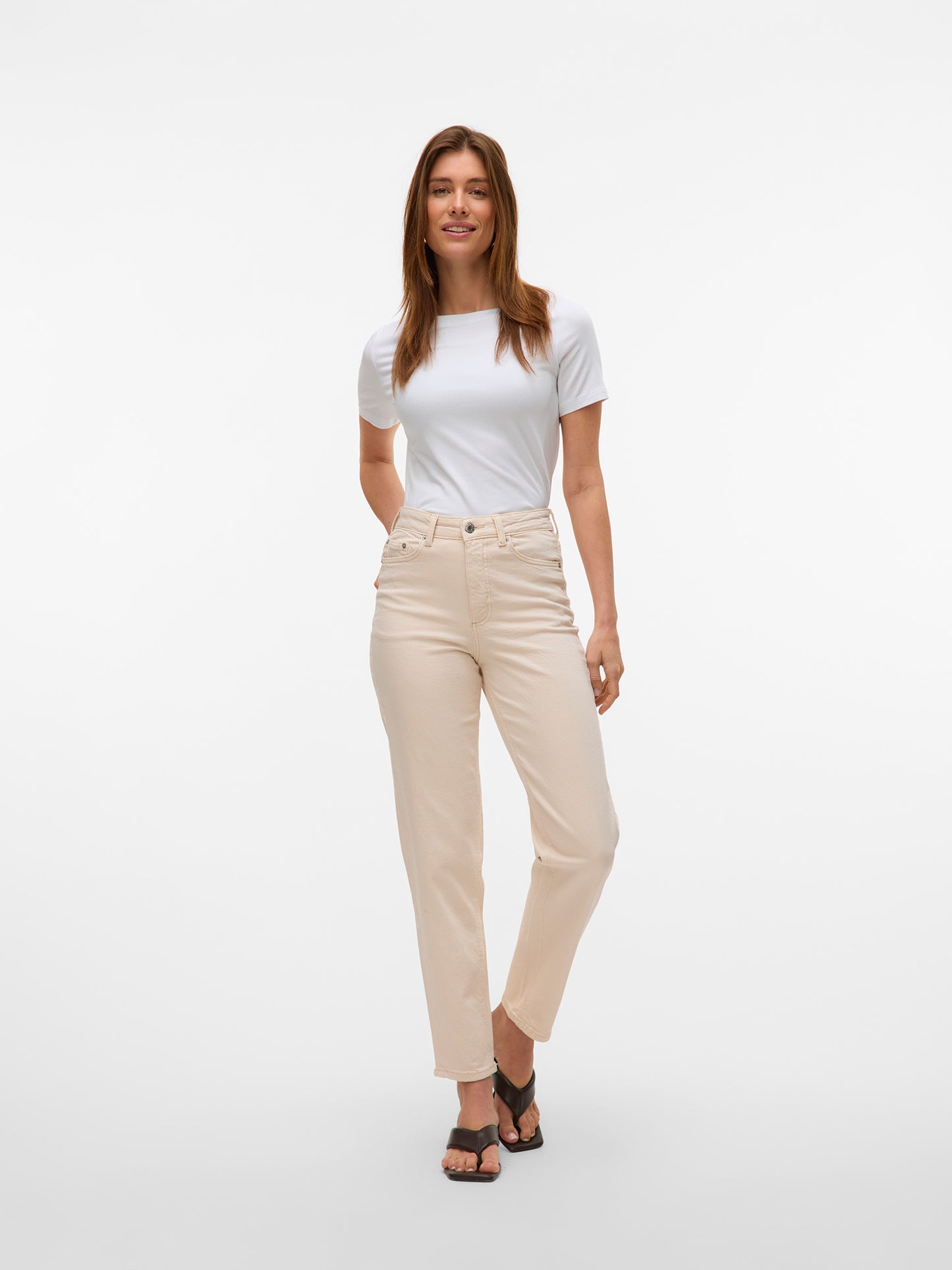 Γυναικείο παντελόνι τζιν VMTESSA HR MOM JEANS 10322643 | 10322643