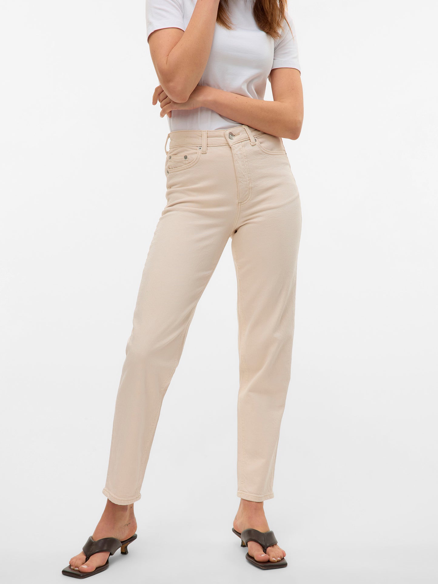 Γυναικείο παντελόνι τζιν VMTESSA HR MOM JEANS 10322643 | 10322643