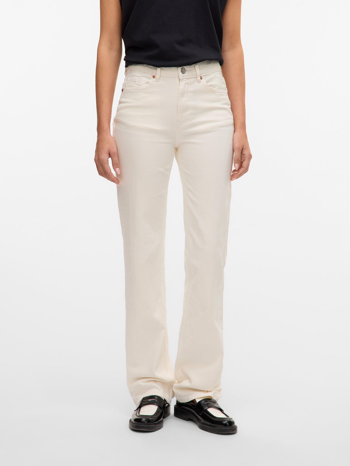 Γυναικείο παντελόνι τζιν VMTESSA HR STRAIGHT JEANS COLOR GA NOOS 10324274 | 10324274