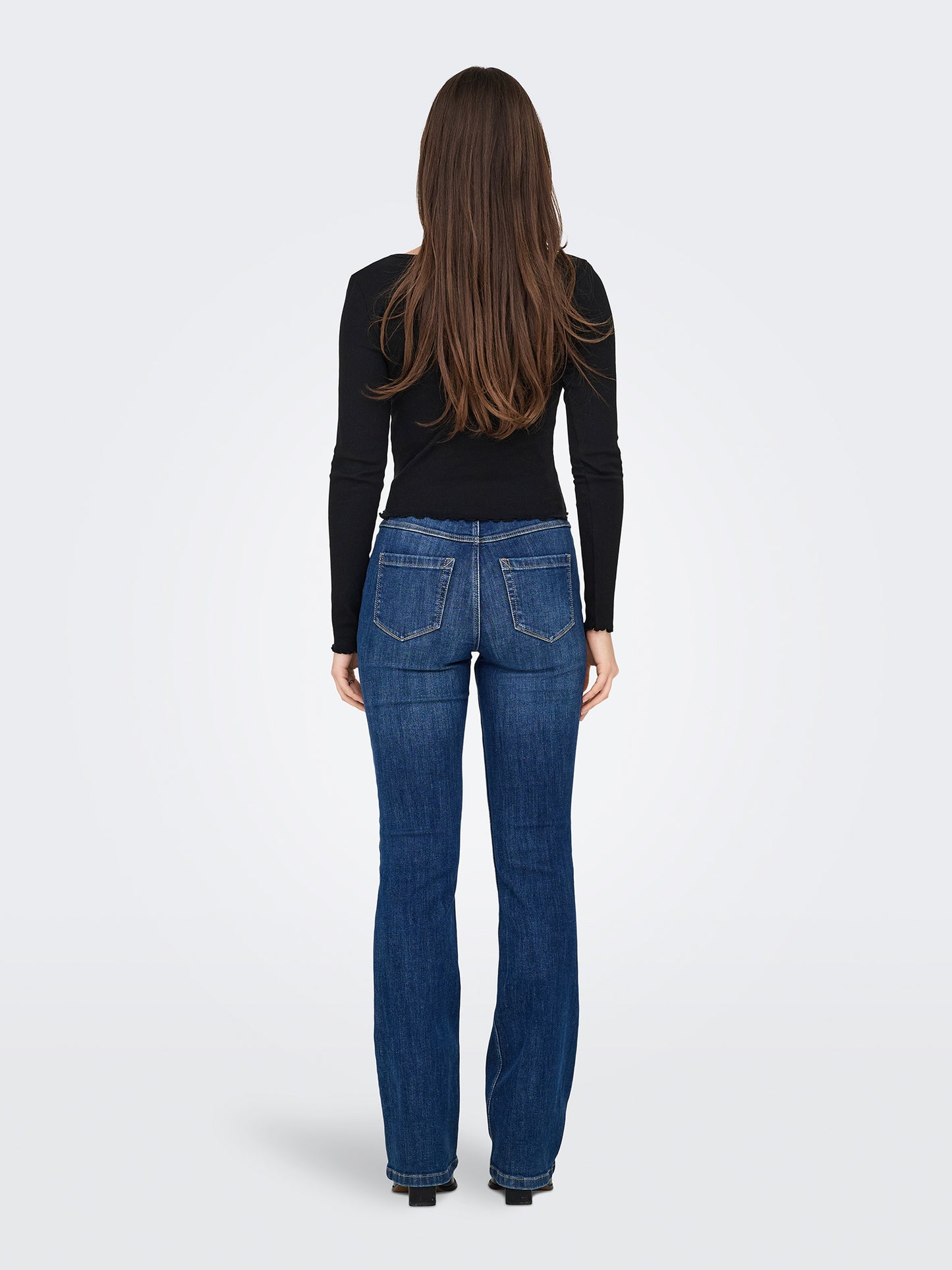 Γυναικεία μπλούζα ριπ ONLBETTY L/S V-NECK TOP CC JRS 15342012 | 15342012