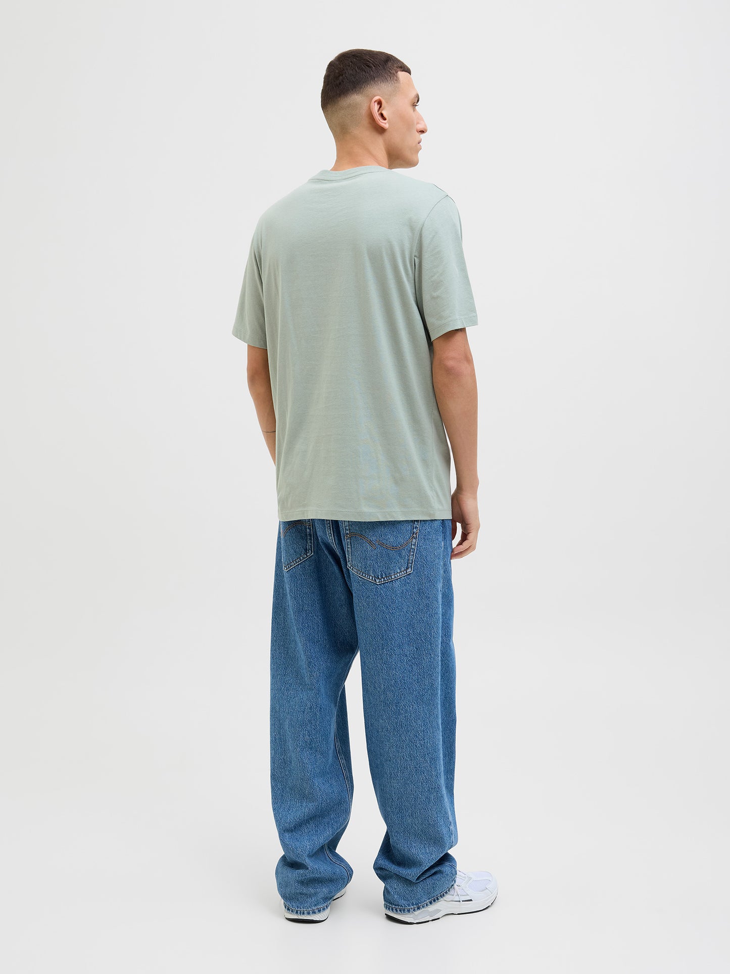 Ανδρικό t-shirt JJPALM TEE SS CREW NECK LN 12269418 | 12269418