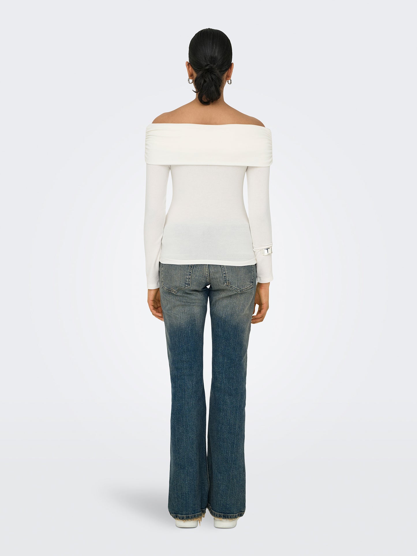 Γυναικεία μπλούζα έξωμη ONLGLAMOUR L/S OFF SHOULDER TOP CC JRS 15339759 | 15339759