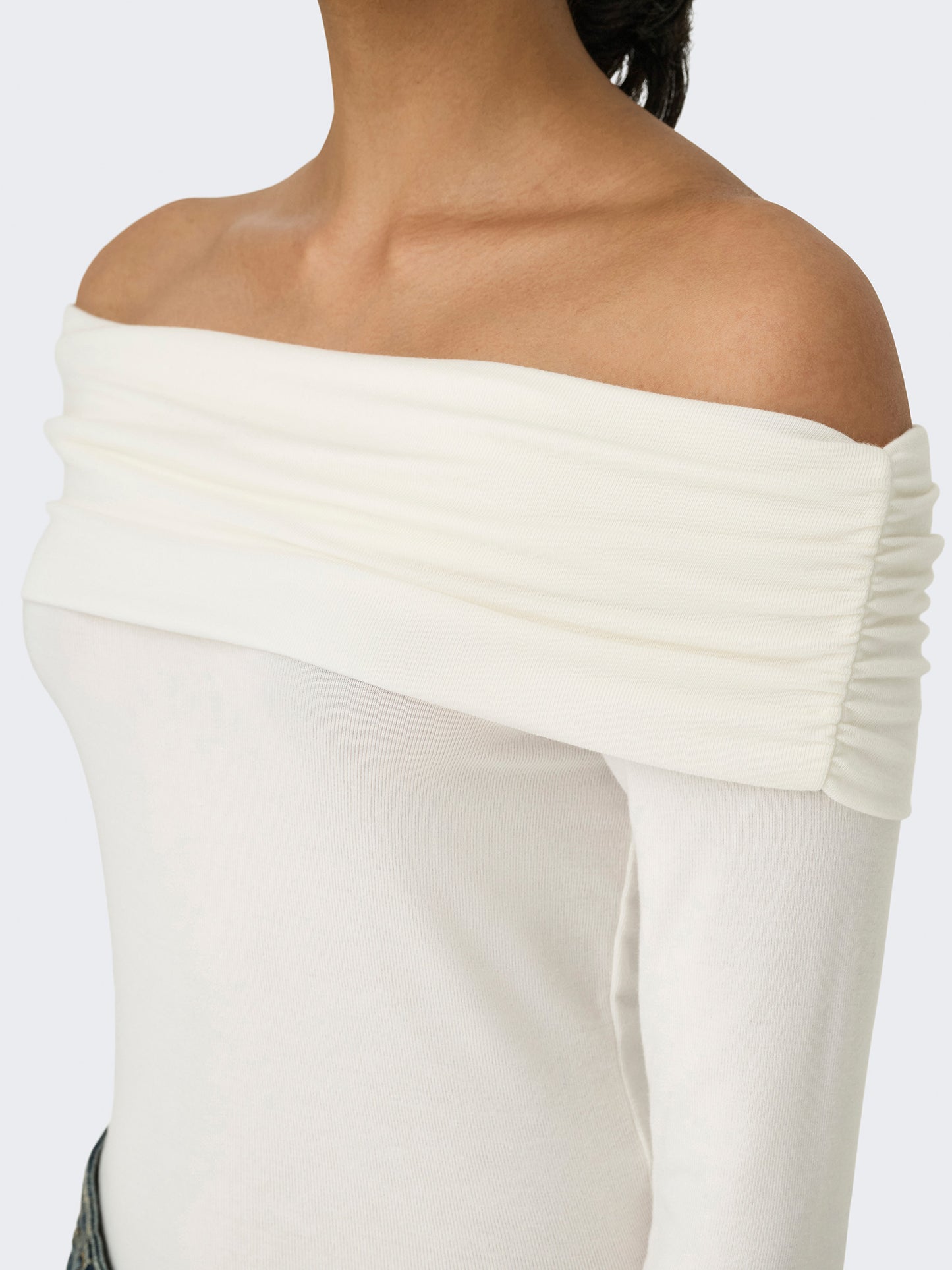 Γυναικεία μπλούζα έξωμη ONLGLAMOUR L/S OFF SHOULDER TOP CC JRS 15339759 | 15339759