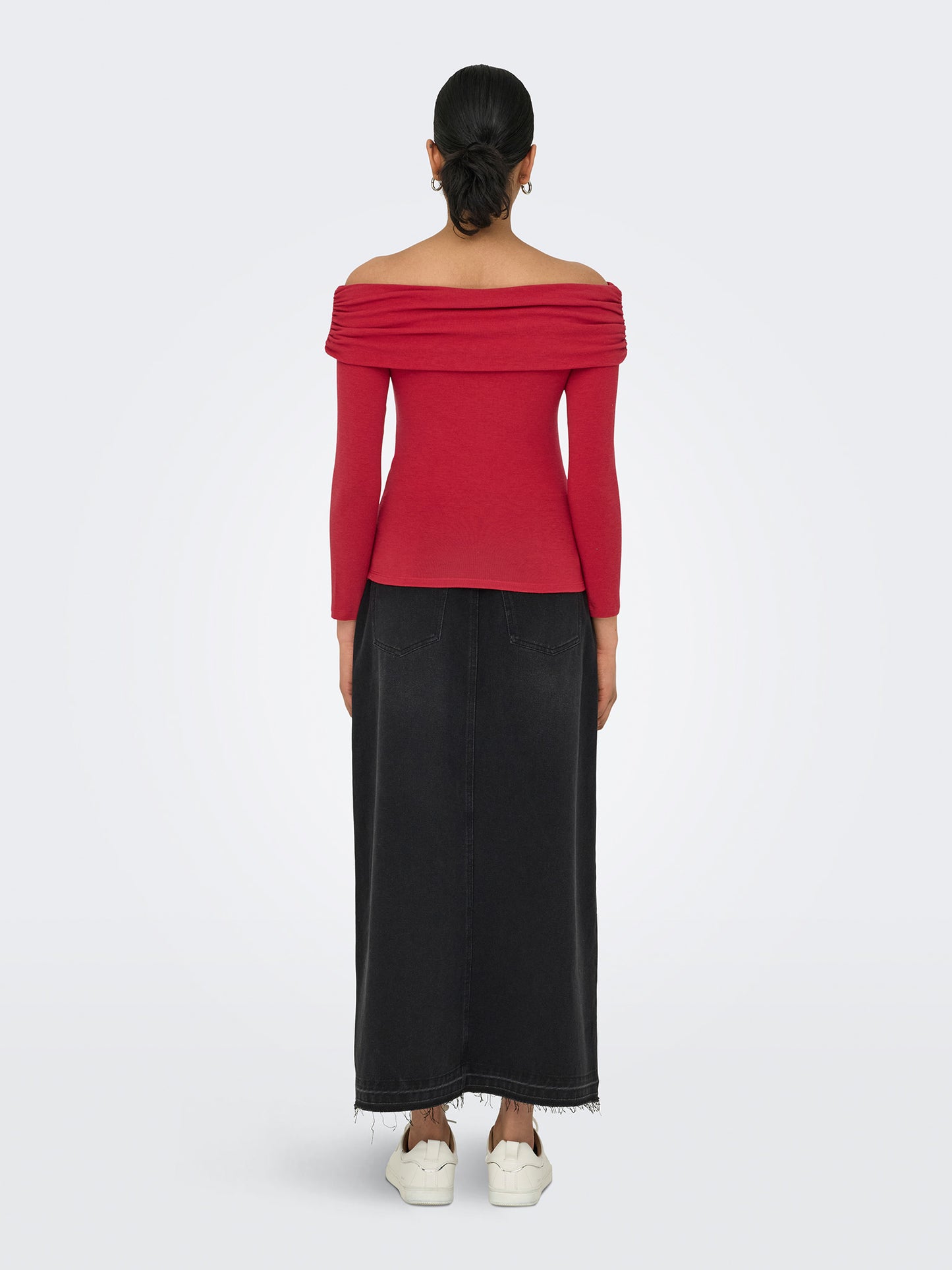 Γυναικεία μπλούζα έξωμη ONLGLAMOUR L/S OFF SHOULDER TOP CC JRS 15339759 | 15339759