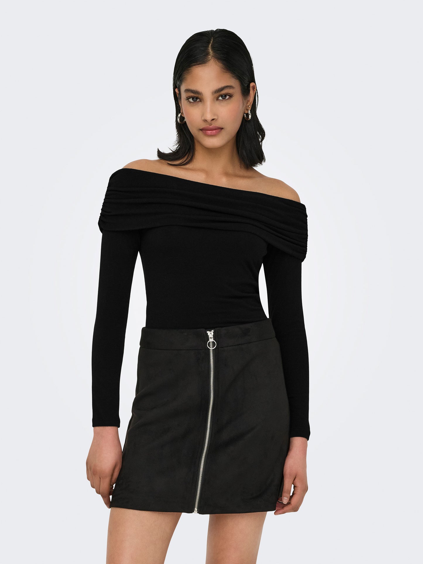Γυναικεία μπλούζα έξωμη ONLGLAMOUR L/S OFF SHOULDER TOP CC JRS 15339759 | 15339759