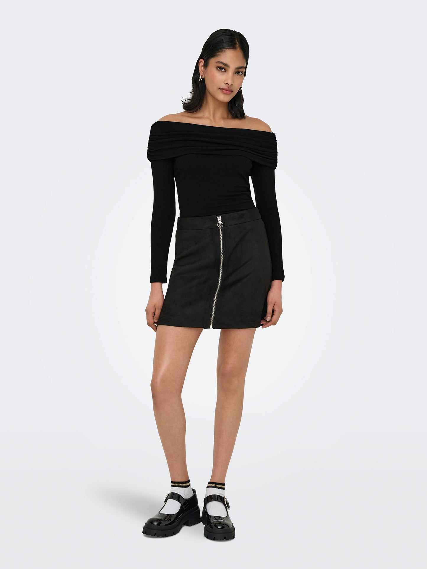 Γυναικεία μπλούζα έξωμη ONLGLAMOUR L/S OFF SHOULDER TOP CC JRS 15339759 | 15339759