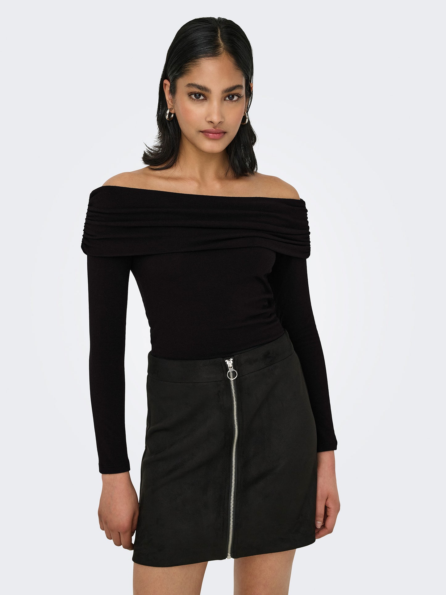 Γυναικεία μπλούζα έξωμη ONLGLAMOUR L/S OFF SHOULDER TOP CC JRS 15339759 | 15339759