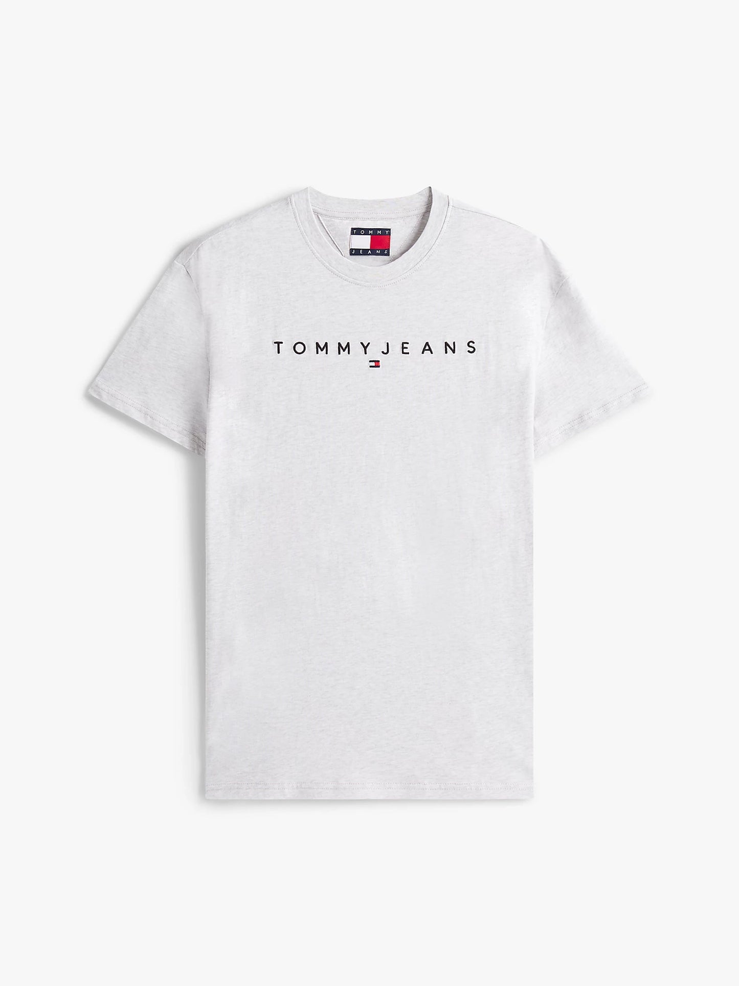 Ανδρικό t-shirt μελανζέ TJM REG LINEAR LOGO TEE DM0DM20744PJ4 | DM0DM20744PJ4