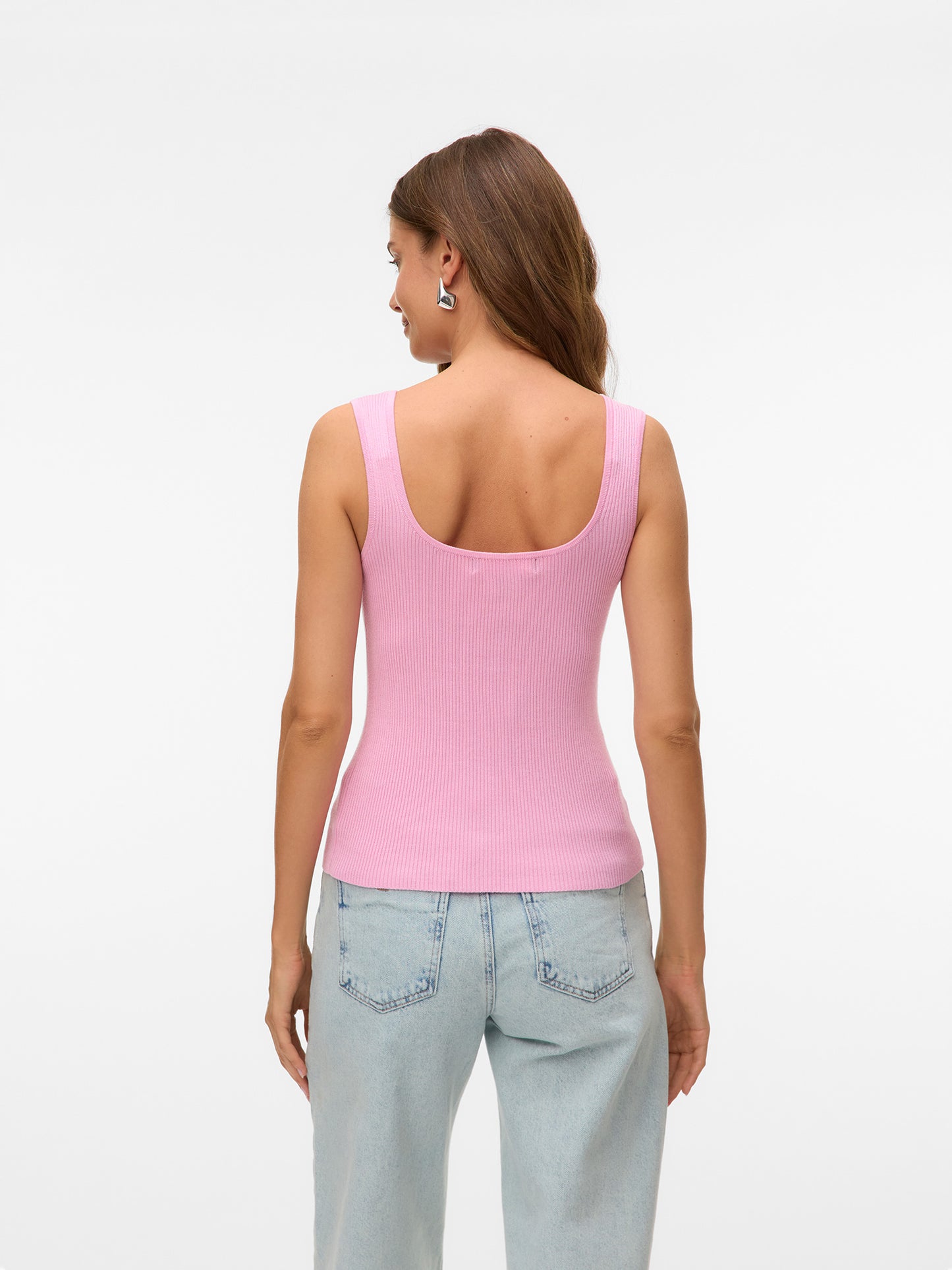 Γυναικείο top πλεκτό VMWILLOW SL HEART-NECK TOP 10326450 | 10326450