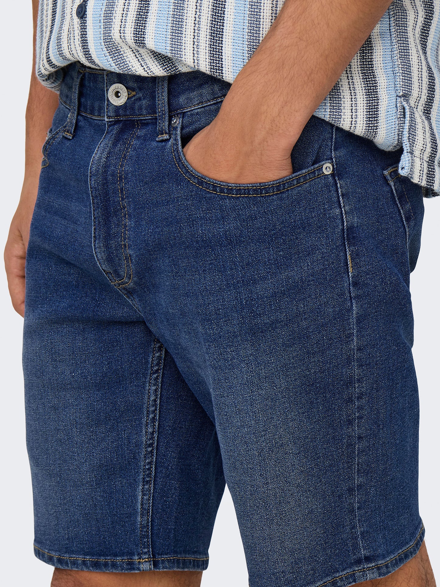 Ανδρική βερμούδα τζιν ONSWEFT BOX PIM DNM SHORTS 22032927 | 22032927
