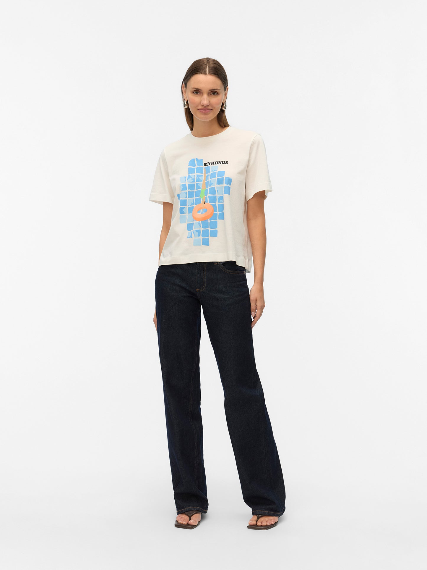 Γυναικείο t-shirt mykonos VMBETA METTE SS TOP BOX JRS 10329464 | 10329464
