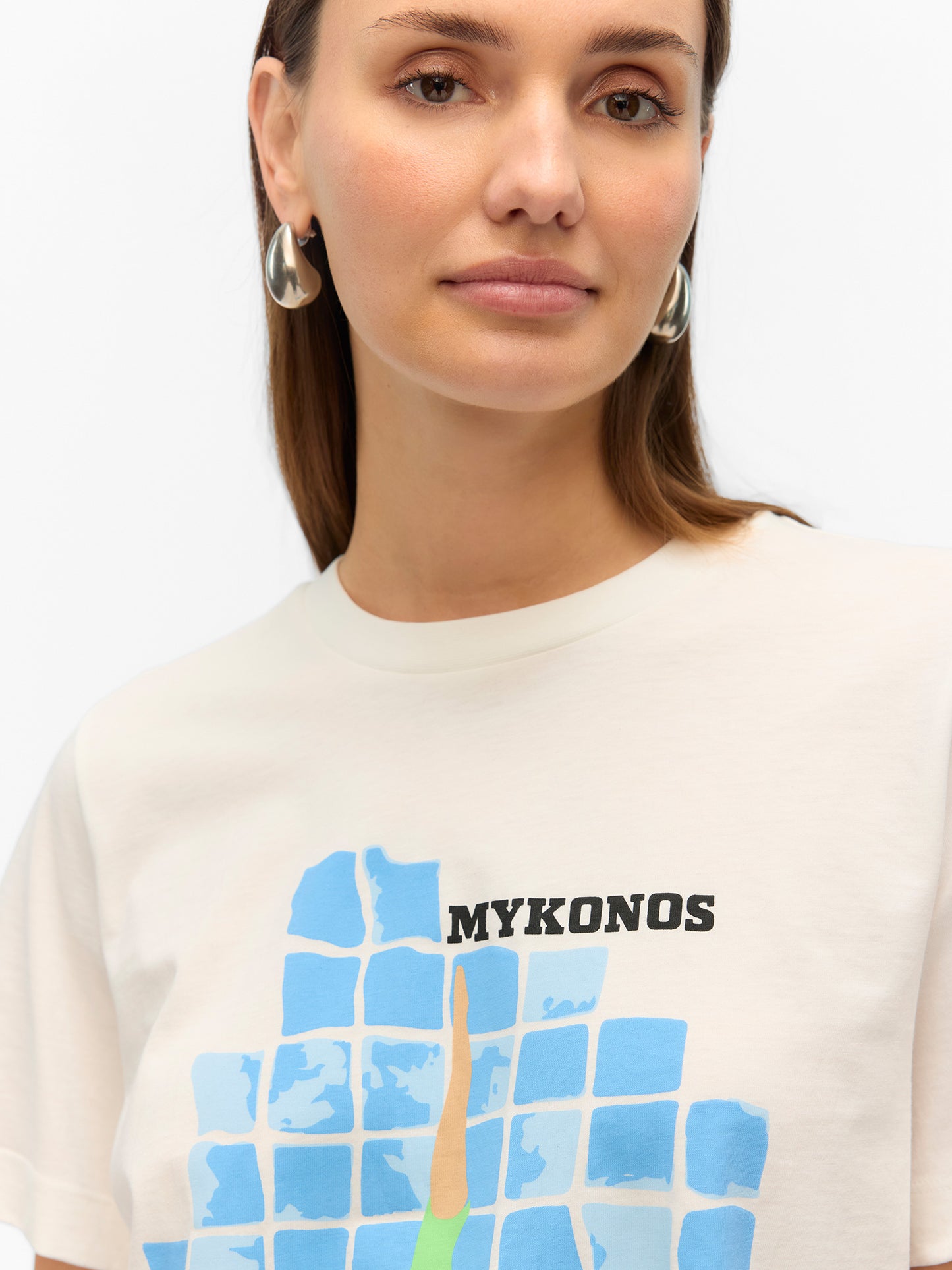 Γυναικείο t-shirt mykonos VMBETA METTE SS TOP BOX JRS 10329464 | 10329464