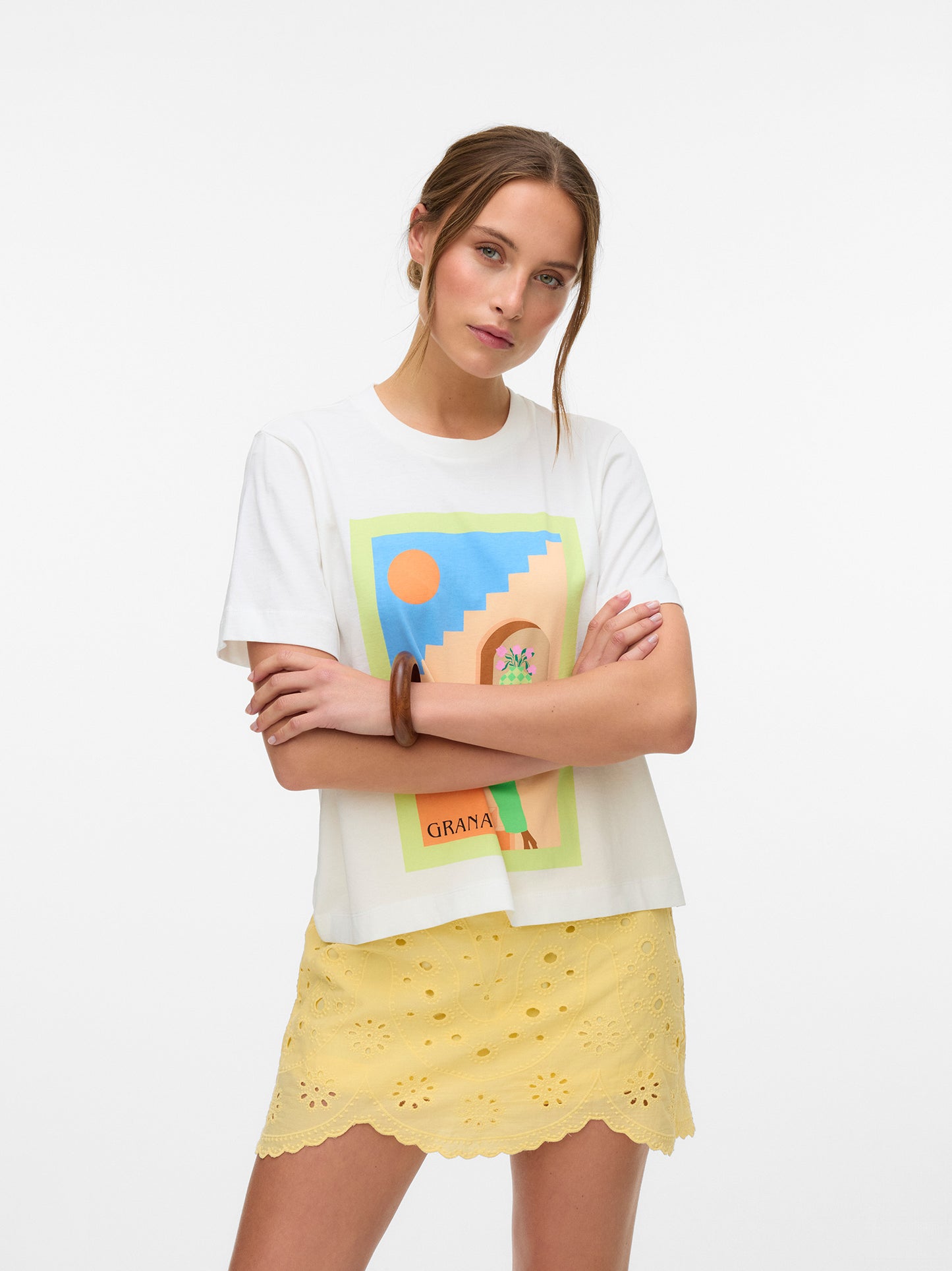 Γυναικείο t-shirt granada VMBETA METTE SS TOP BOX JRS 10329464 | 10329464