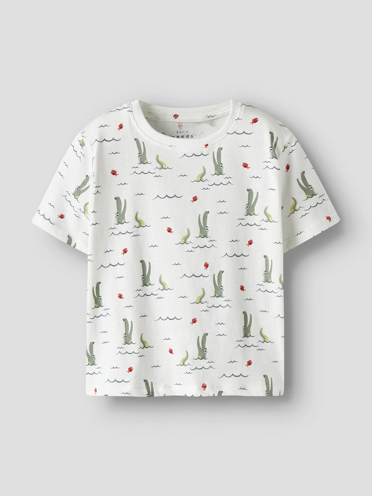 Παιδική μπλούζα σταμπωτή NMMVALTHER SS NREG TOP 13241581 | 13241581