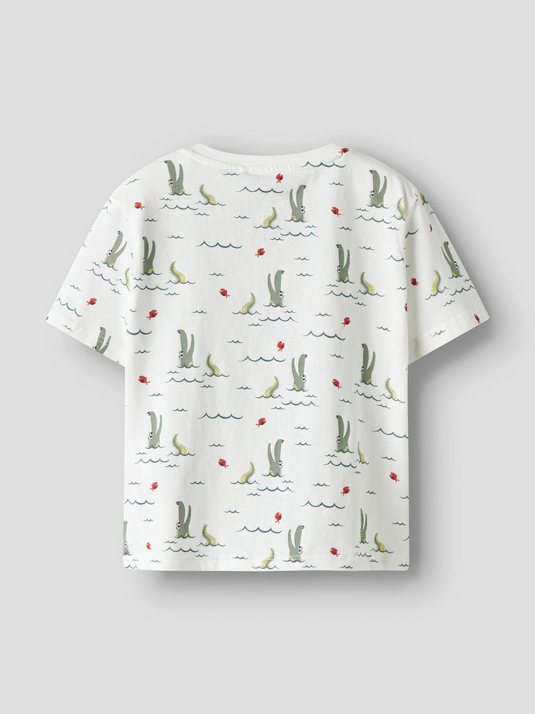 Παιδική μπλούζα σταμπωτή NMMVALTHER SS NREG TOP 13241581 | 13241581