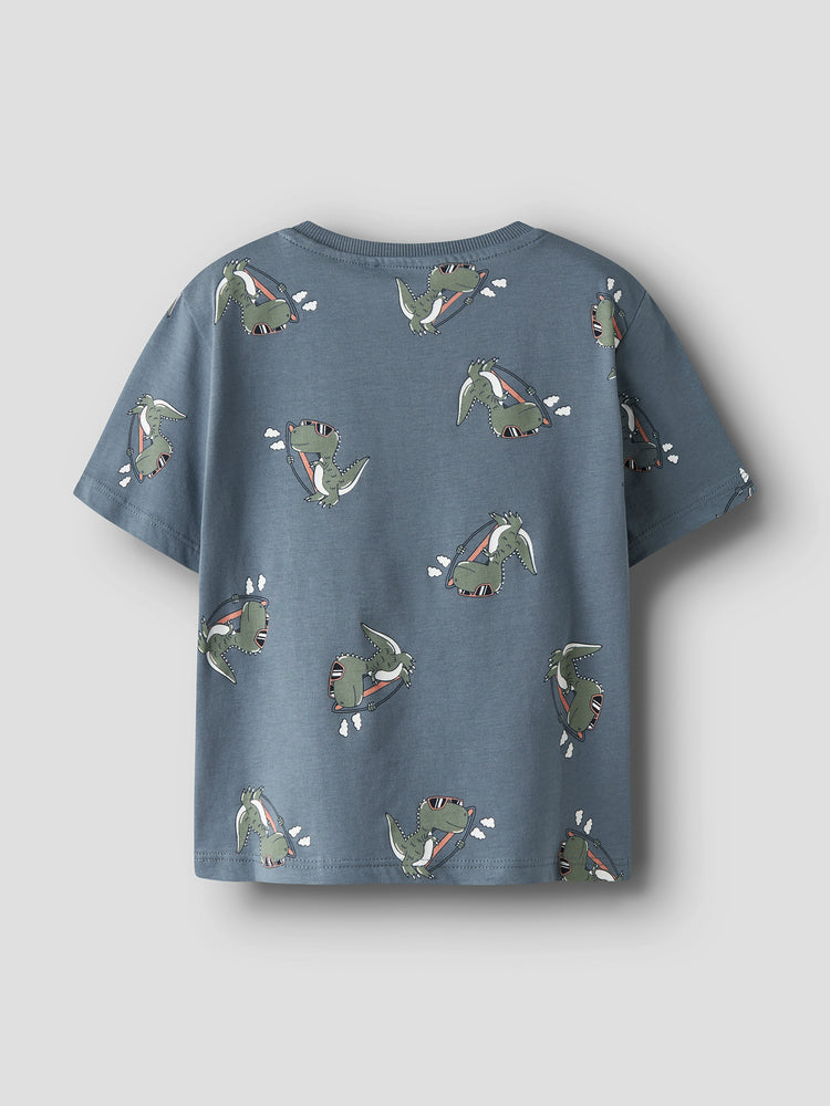 Παιδική μπλούζα σταμπωτή NMMVALTHER SS NREG TOP 13241581 | 13241581