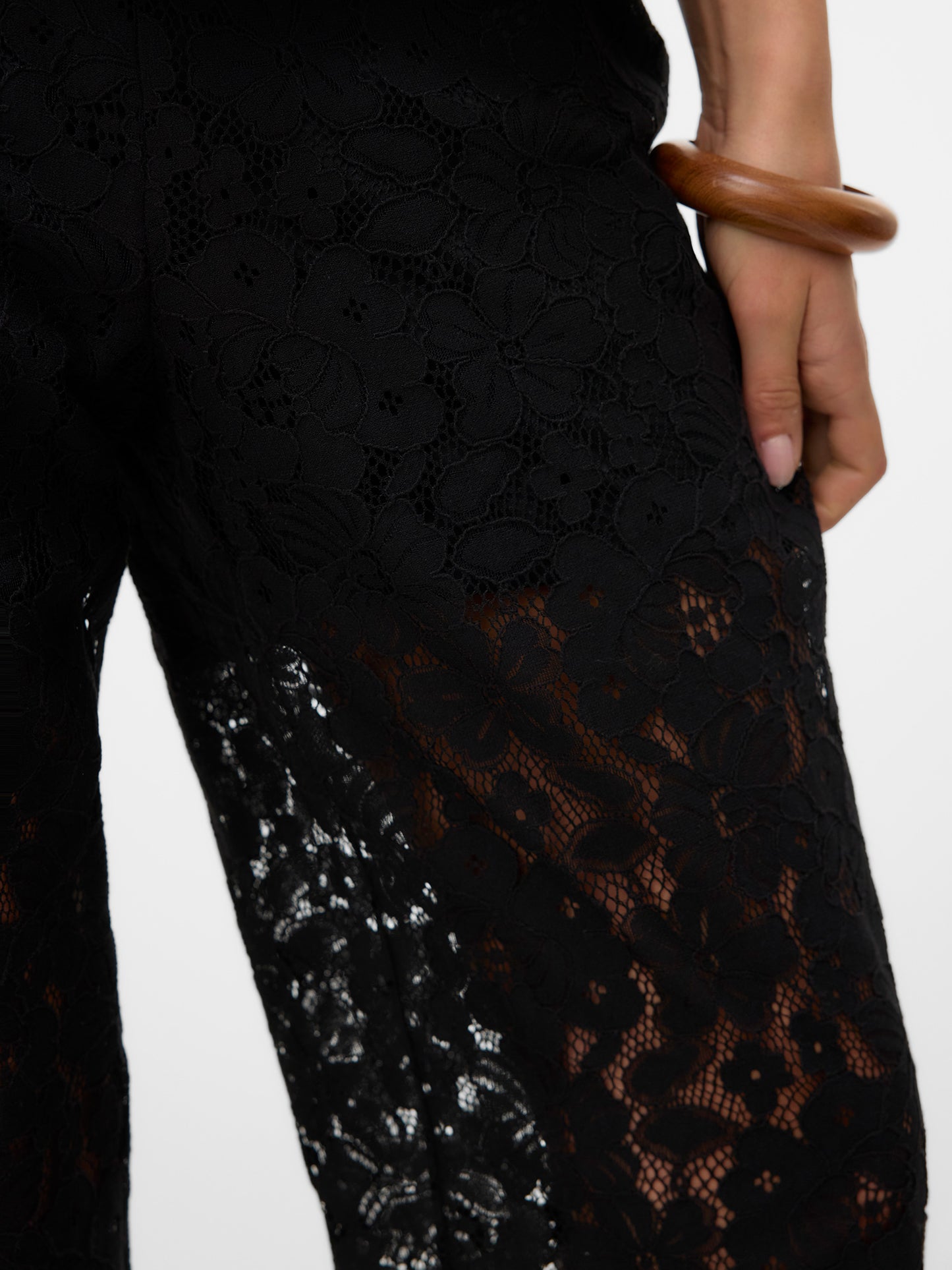 Γυναικεία παντελόνα δαντέλα VMHONEY LACE NW LOOSE PANTS WVN 10330061 | 10330061