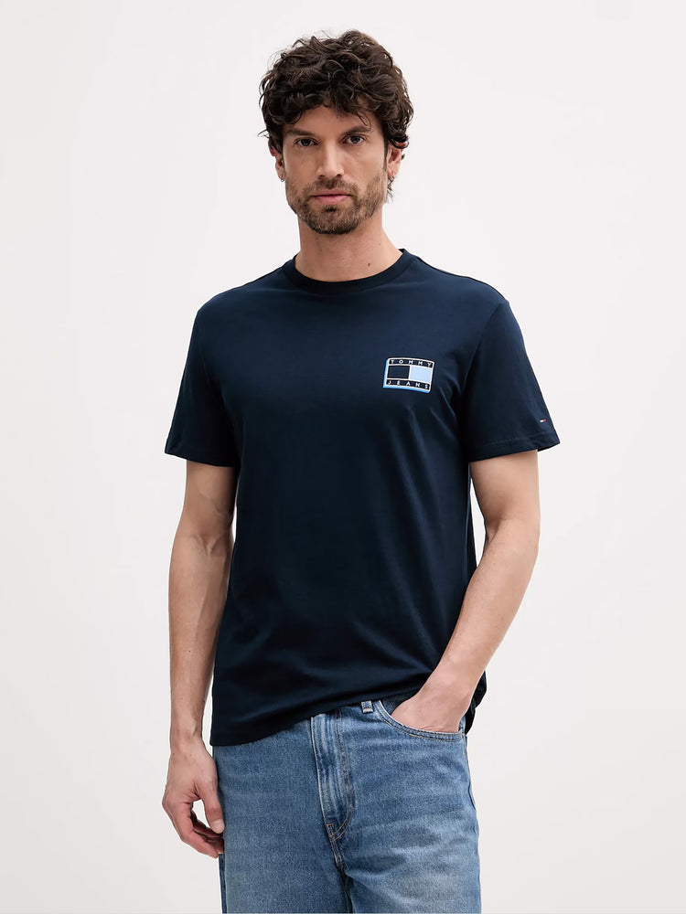 Ανδρικό t-shirt TJM SLIM POP COLOR FLAG TEE EXT DM0DM21577C1G | DM0DM21577C1G