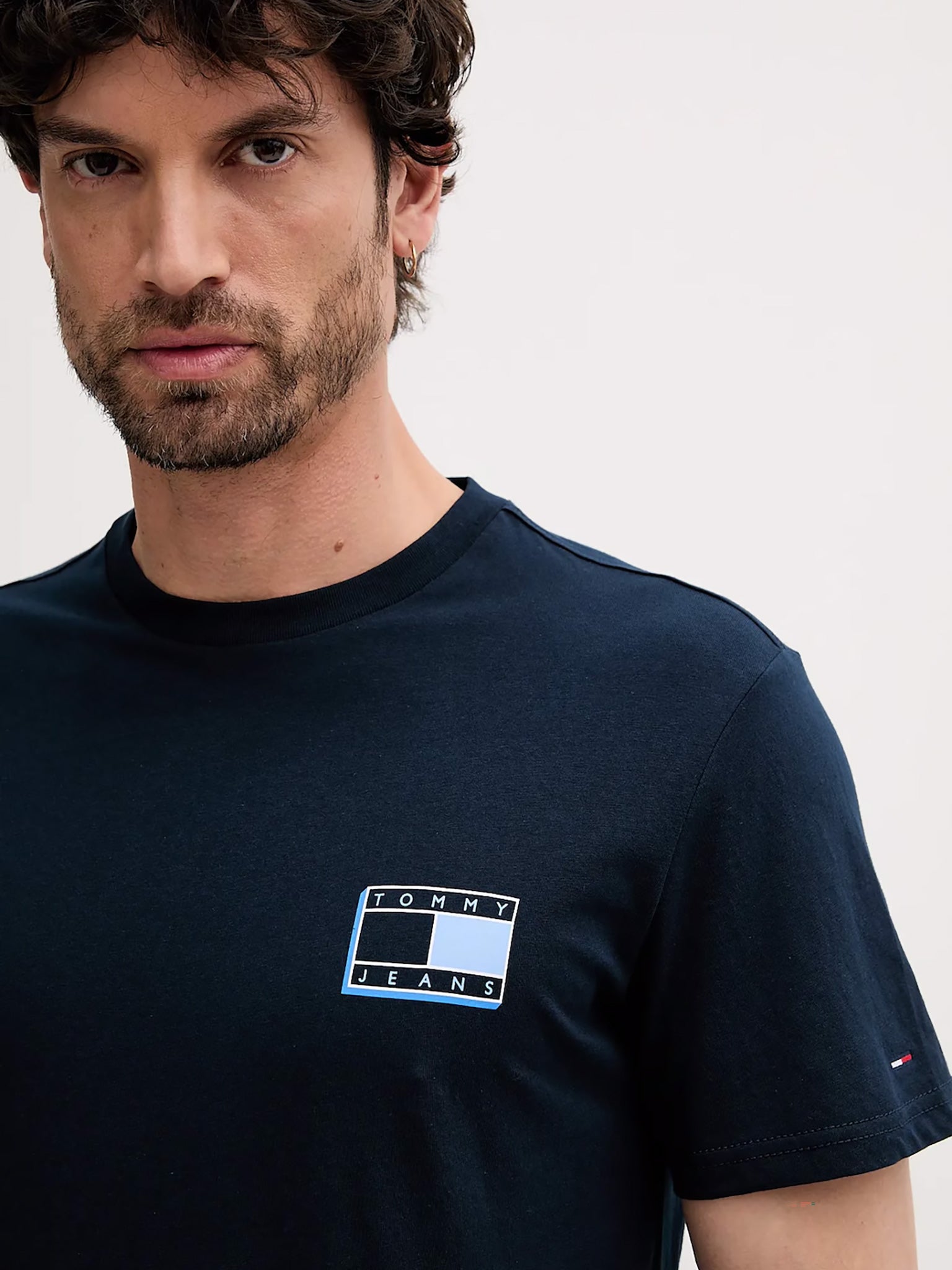 Ανδρικό t-shirt TJM SLIM POP COLOR FLAG TEE EXT DM0DM21577C1G | DM0DM21577C1G