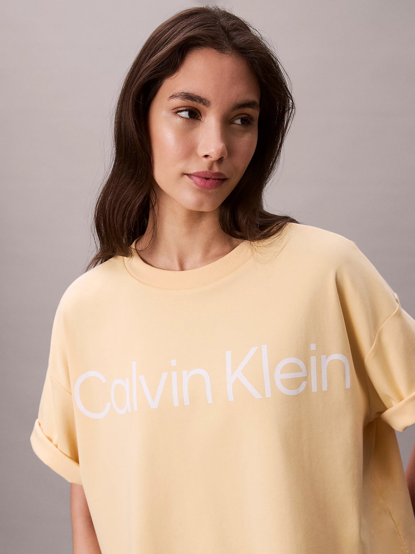 Γυναικείο t-shirt crop A-SS Boxy Logo Graphic Tee LV044C903GRM9 | LV044C903GRM9