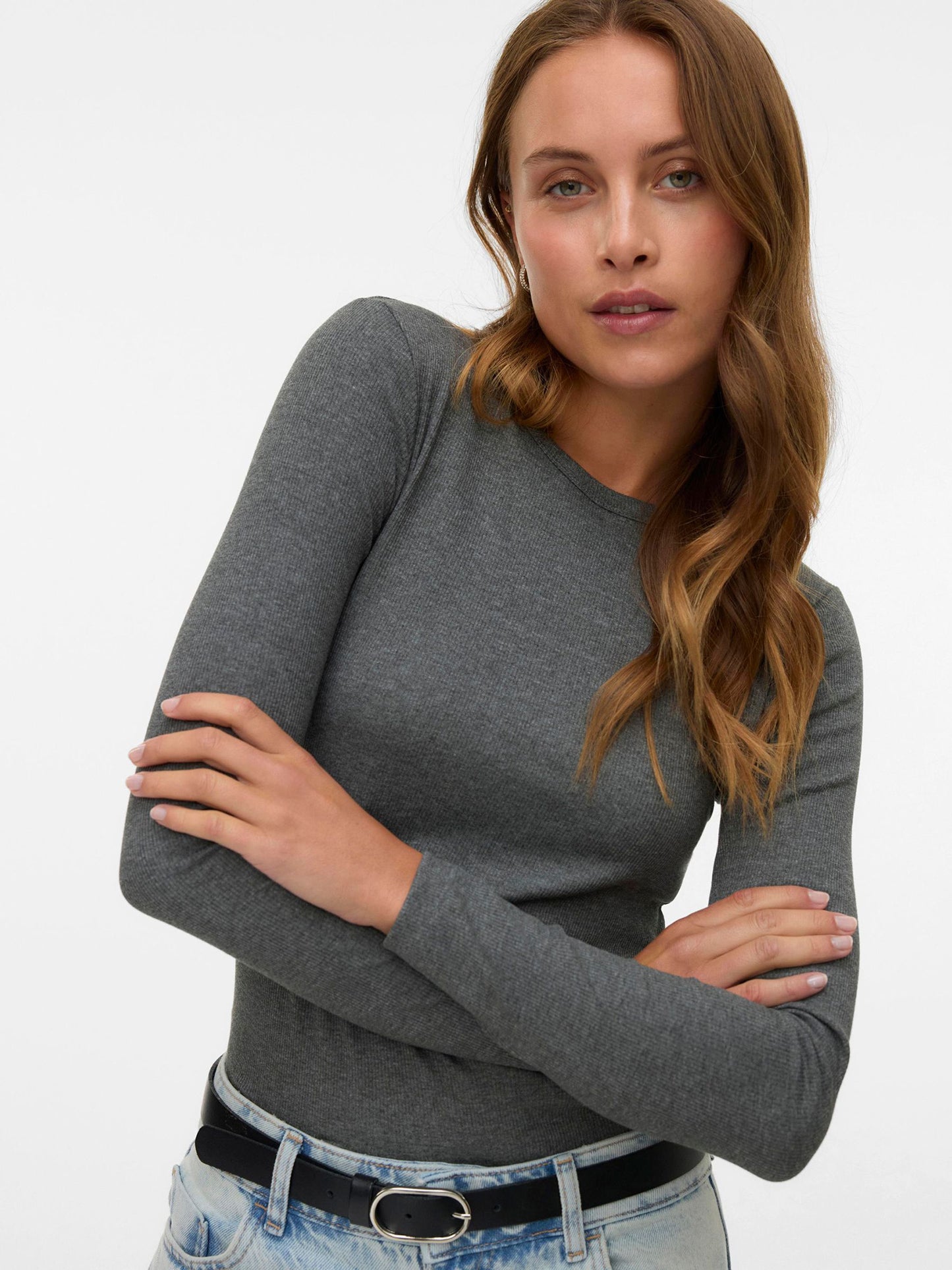 Γυναικεία μπλούζα ριπ AWIRWINA LS O-NECK TOP NOOS 10300893 | 10300893