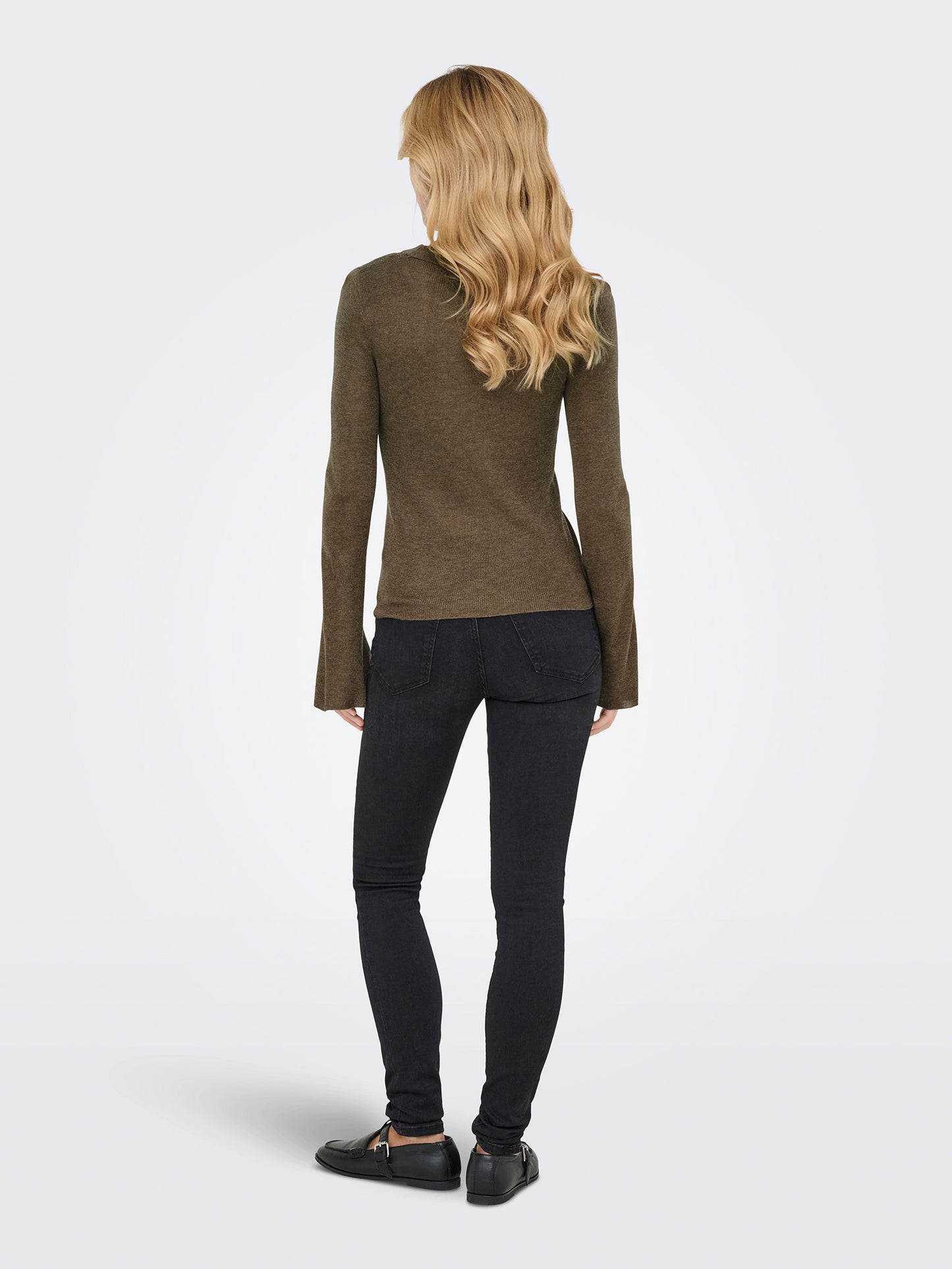 Γυναικεία μπλούζα ψιλή πλέξη ONLTARA LS RIB O-NECK CC KNT 15350696 | 15350696