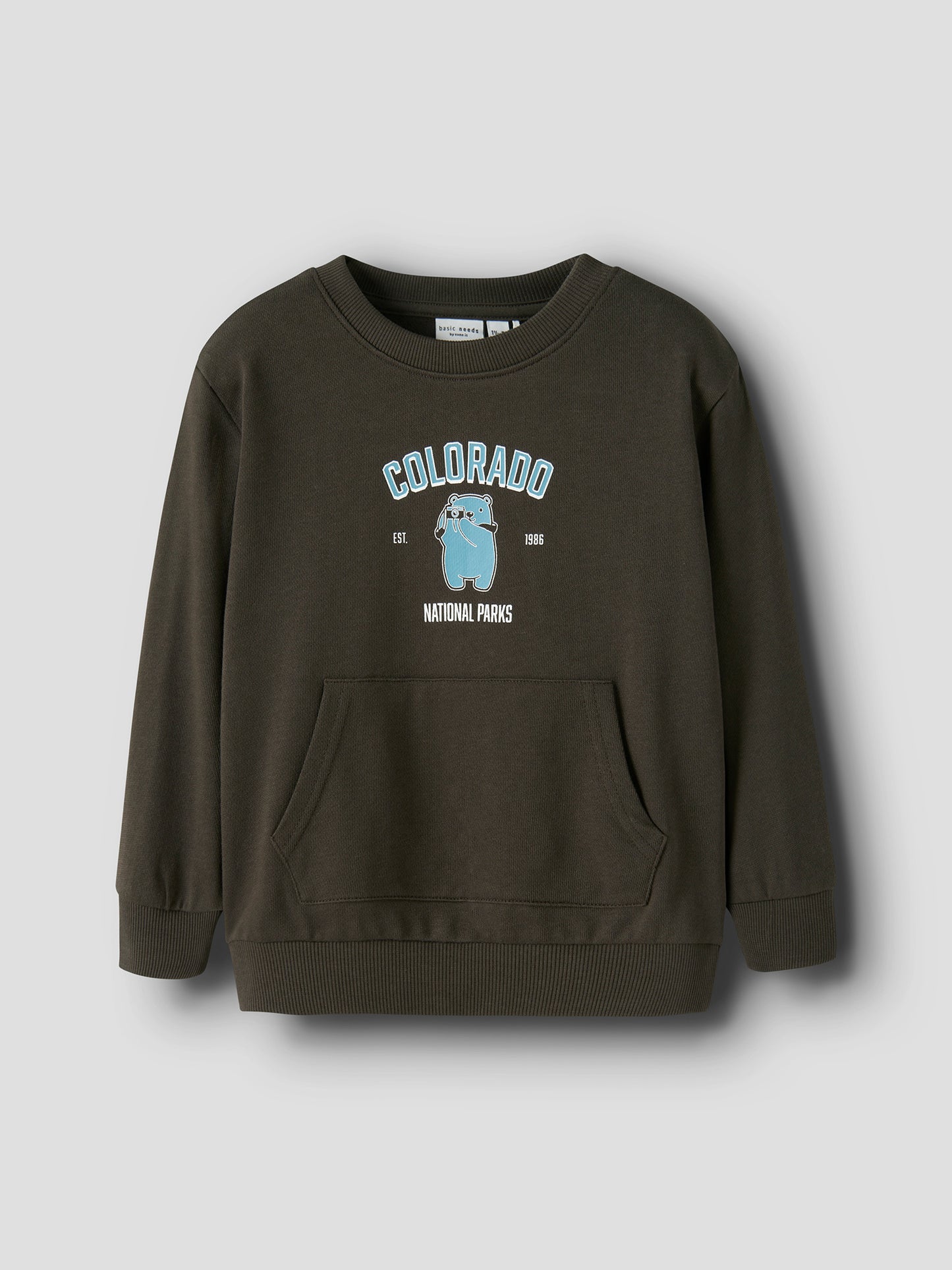 Παιδική μπλούζα φούτερ NMMVODER LS NREG SWEAT BOX UNB 13246353 | 13246353