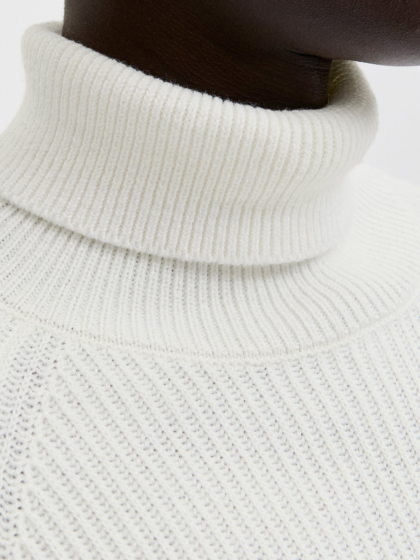 Ανδρική μπλούζα ζιβάγκο JJPANNEL KNIT ROLL NECK AW25 12278918 | 12278918