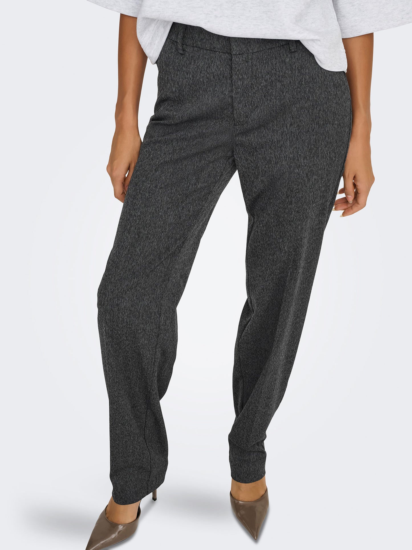 Γυναικείο παντελόνι ONLMARNIE MW SLIM STR PANT TLR 15357615 | 15357615