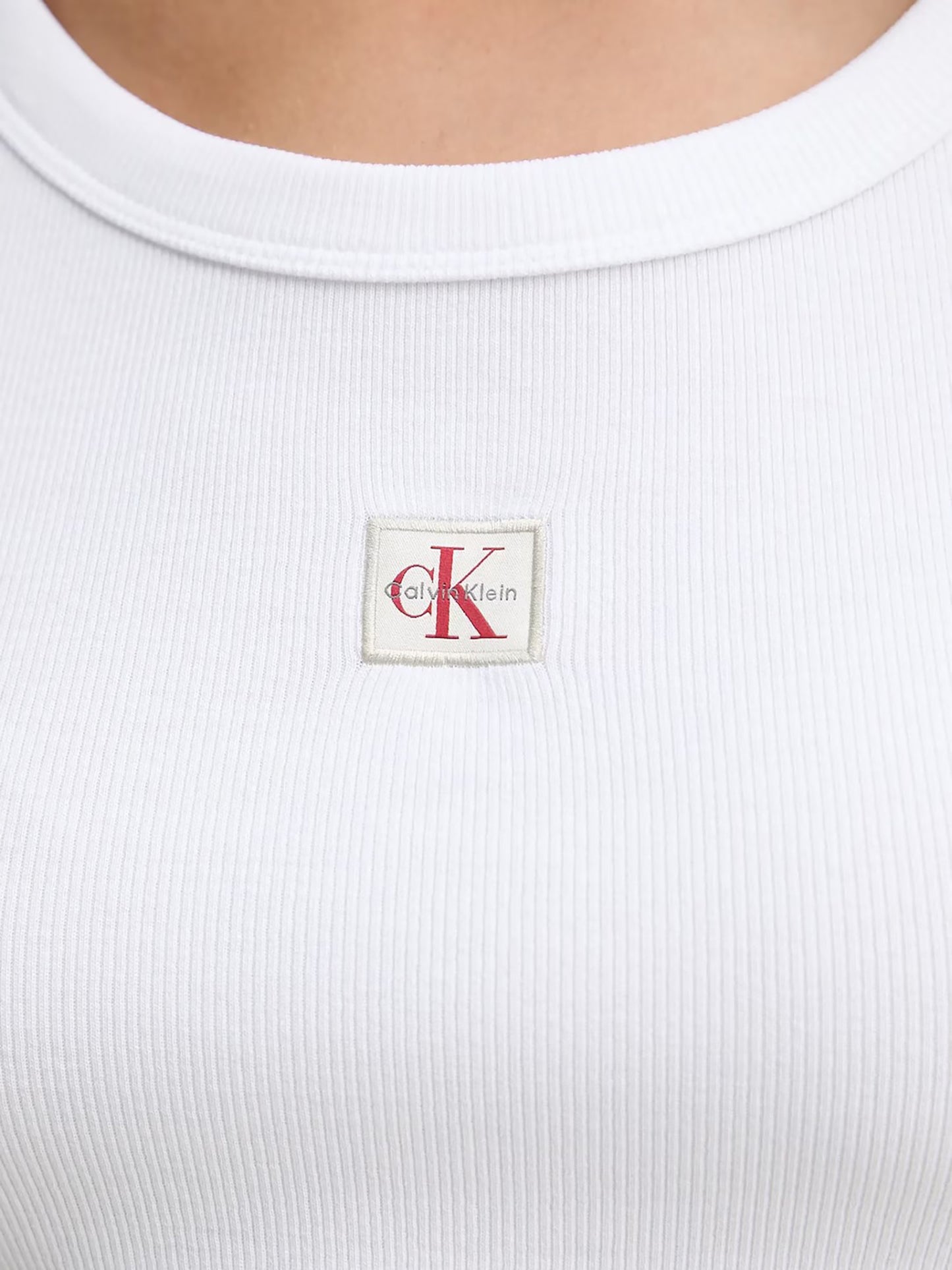 Γυναικείο t-shirt ριπ A- WOVEN LABEL 2X2 RIB BABY TEE LV047C200GYAA | LV047C200GYAA