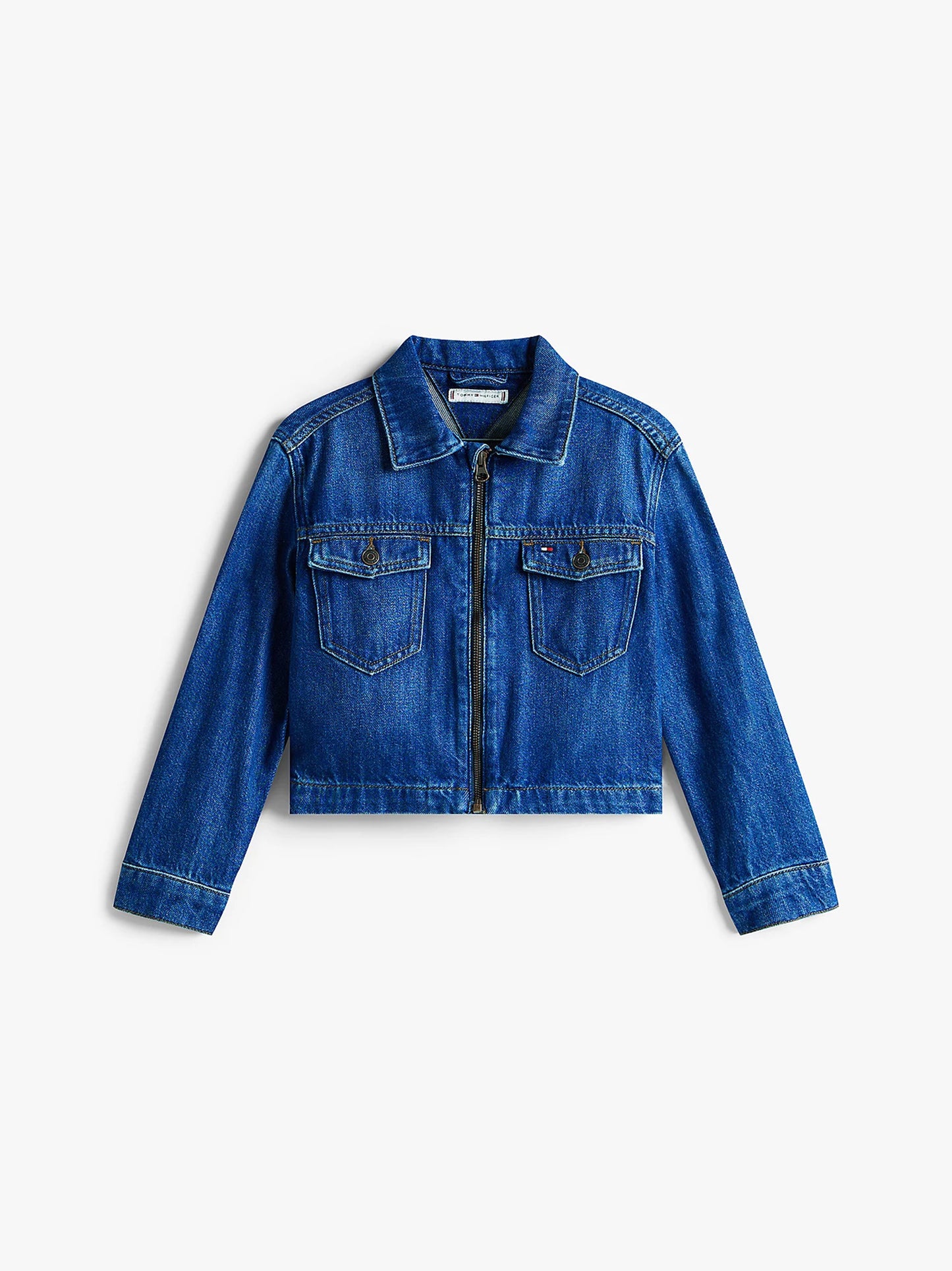 Παιδικό τζάκετ τζιν DENIM TRUCKER ZIPTROUGH KG0KG090021A5 | KG0KG090021A5