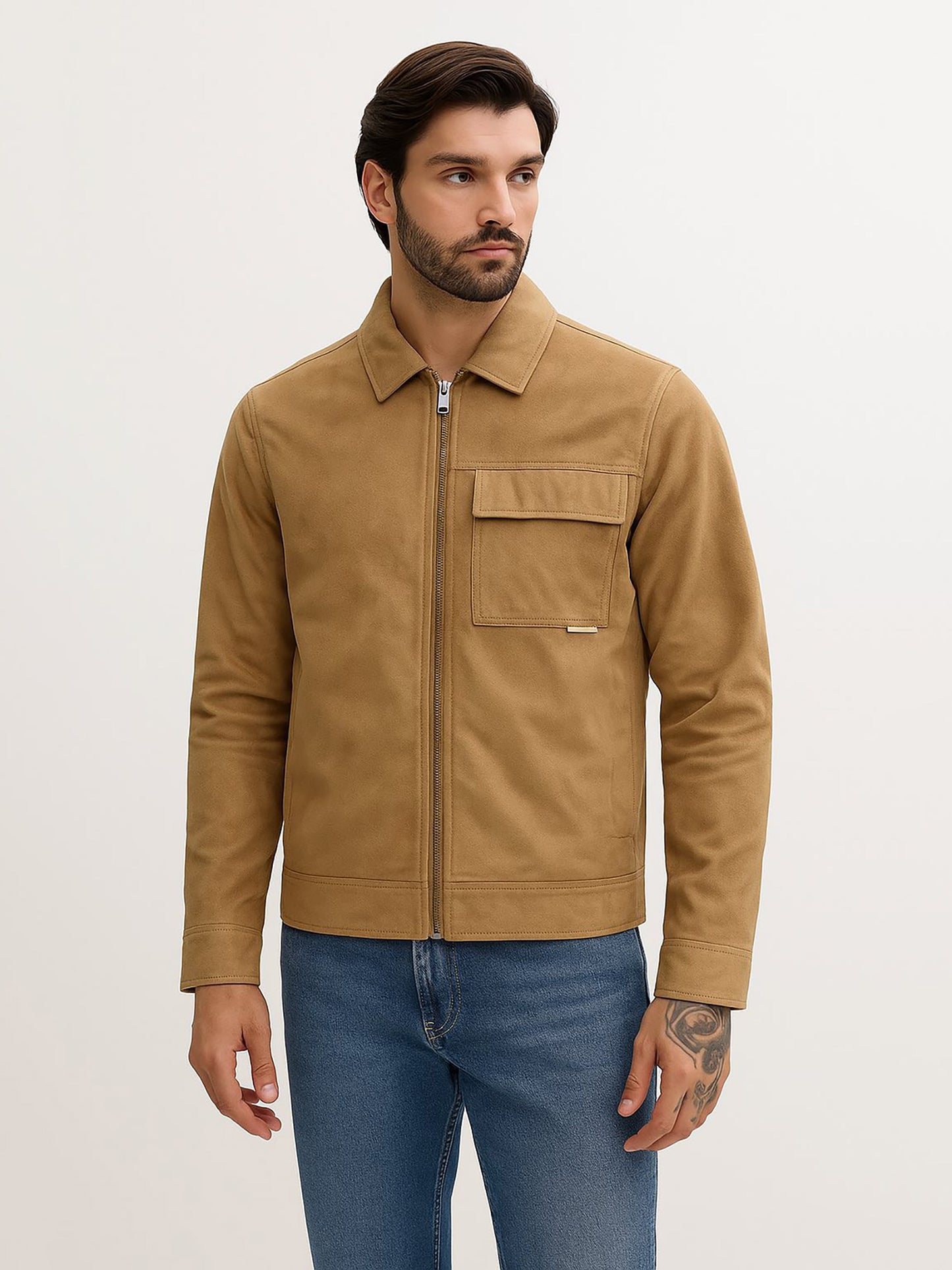 Ανδρικό τζάκετ σουέτ BHELGER jacket 20718752 | 20718752