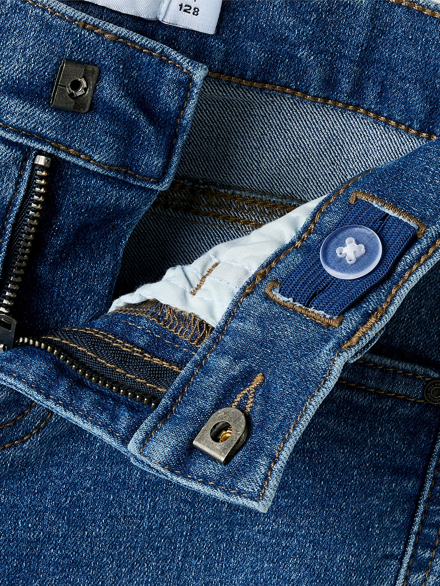 Εφηβικό παντελόνι τζιν medium blue NKFPOLLY BOOTCUT JEANS 1061-DT TB 13251836 | 13251836