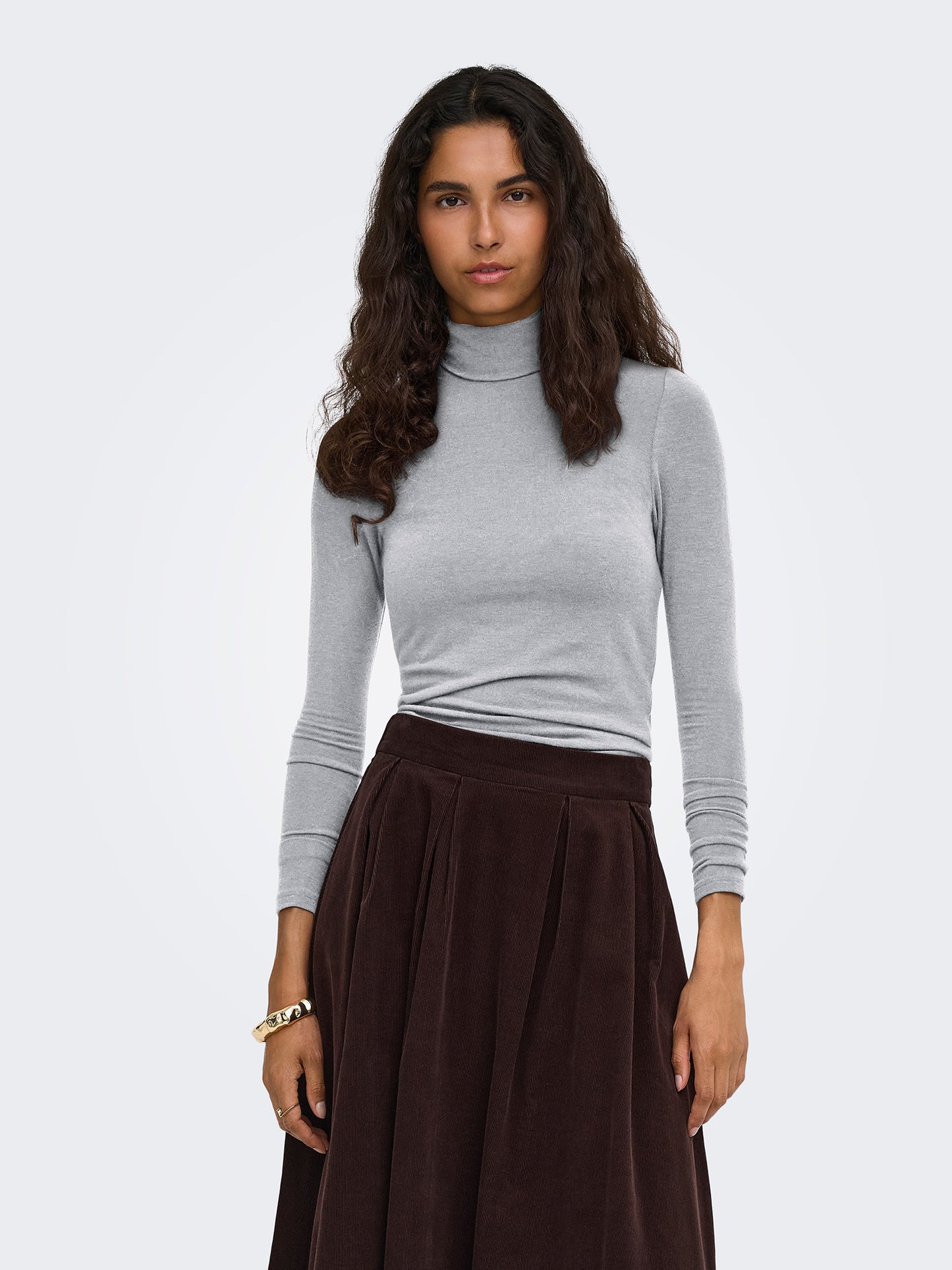 Γυναικεία μπλούζα ζιβάγκο ONLGLAMOUR L/S ROLL-NECK TOP JRS NOOS 15380914 | 15380914