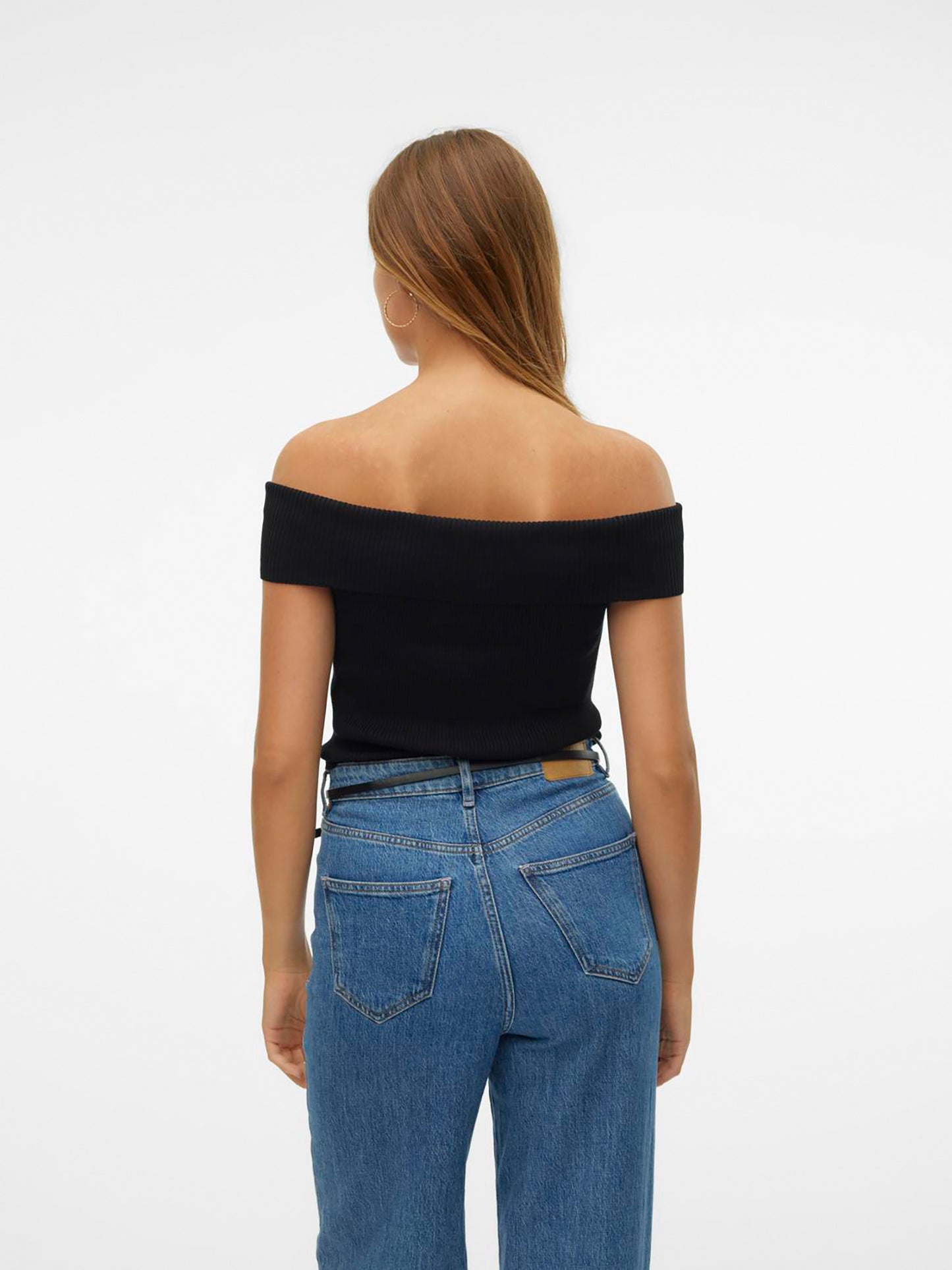 Γυναικείο top crop πλεκτό VMWILLOW OFF SHOULDER TOP 10309488 | 10309488