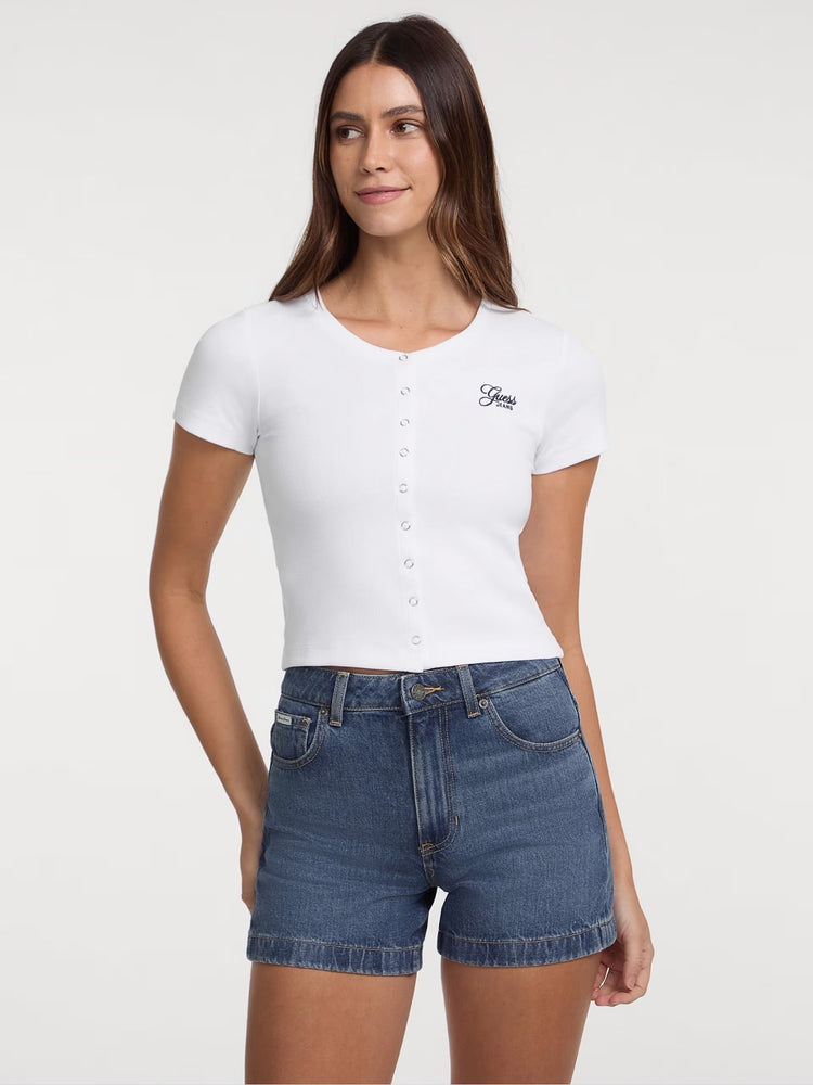 Γυναικεία μπλούζα ριπ embro - organic cotton gunnar str rib W5GP27KA0H1G011 | W5GP27KA0H1G011