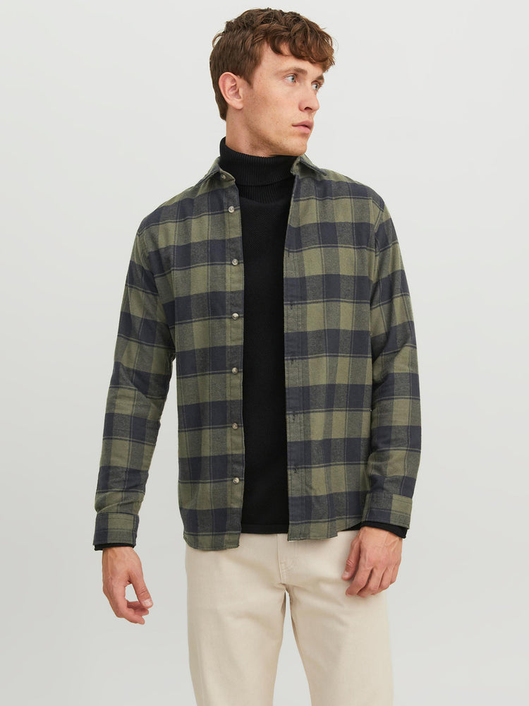 Ανδρικό πουκάμισο JJEJOSHUA BUFFALO SHIRT 12245084 | 12245084