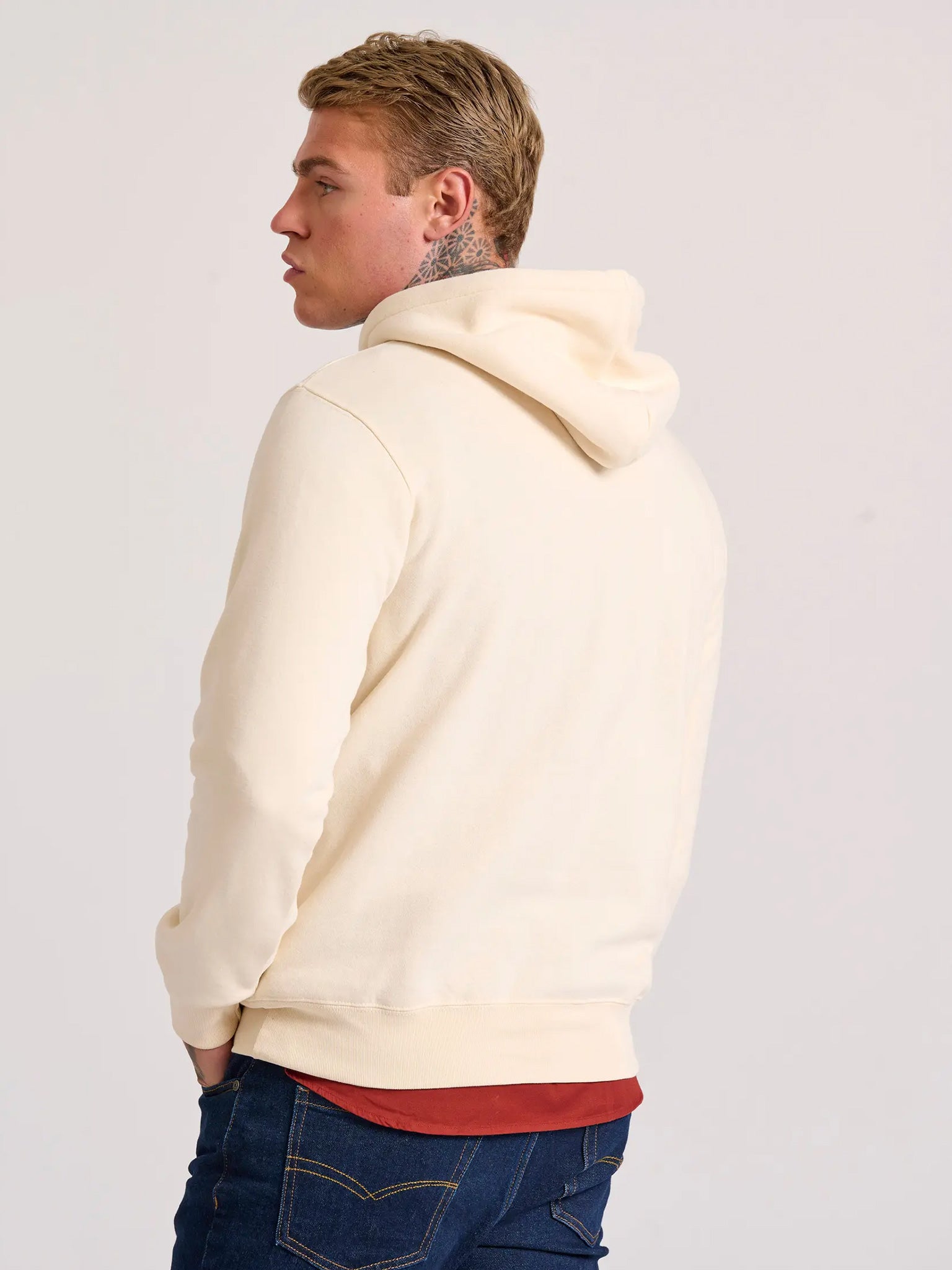 Ανδρική μπλούζα φούτερ FBM010-015-06 CHALK | FBM010-015-06