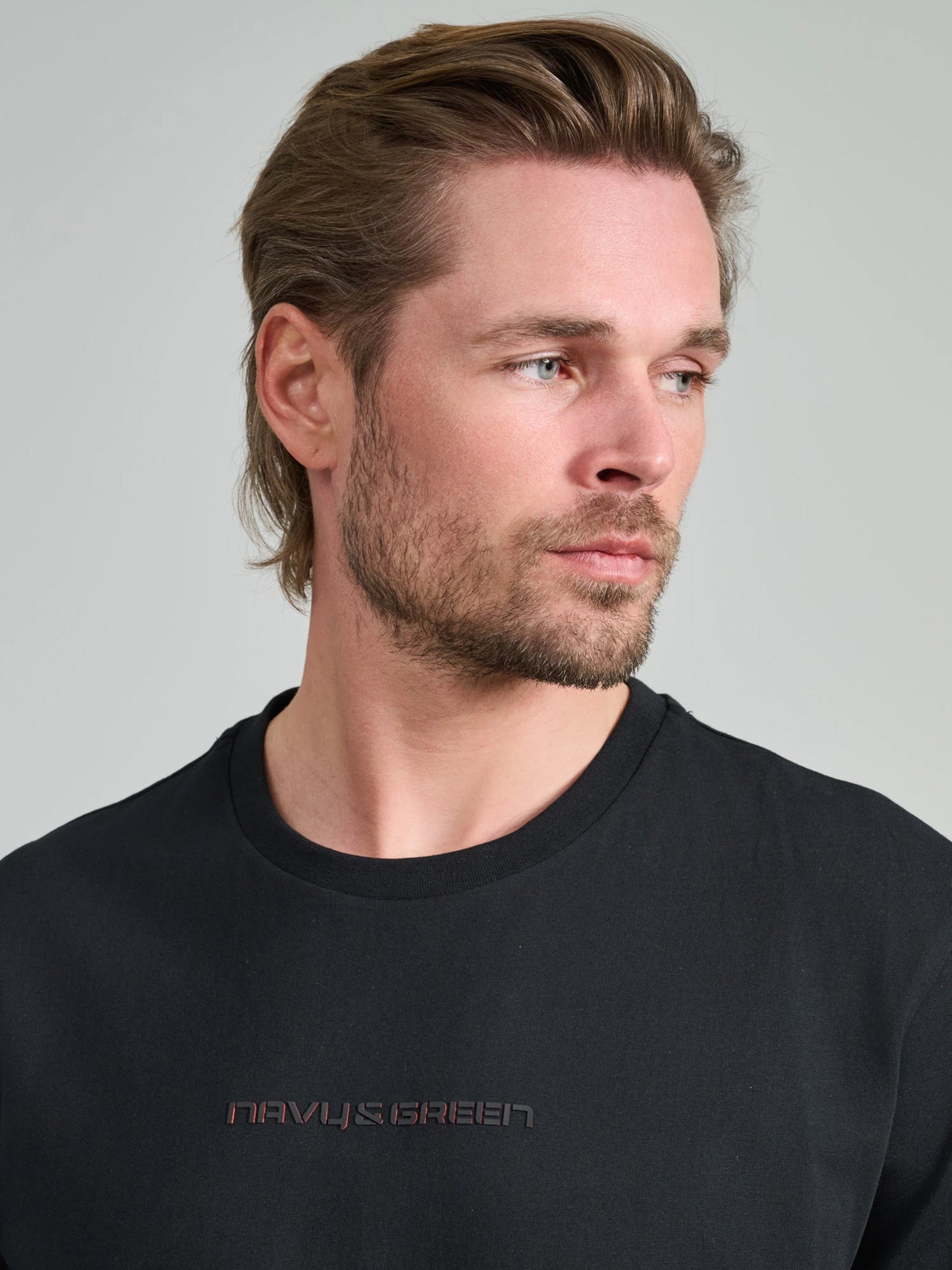 Ανδρικό t-shirt black 24TA.001/R/1 | 24TA.001/R/1