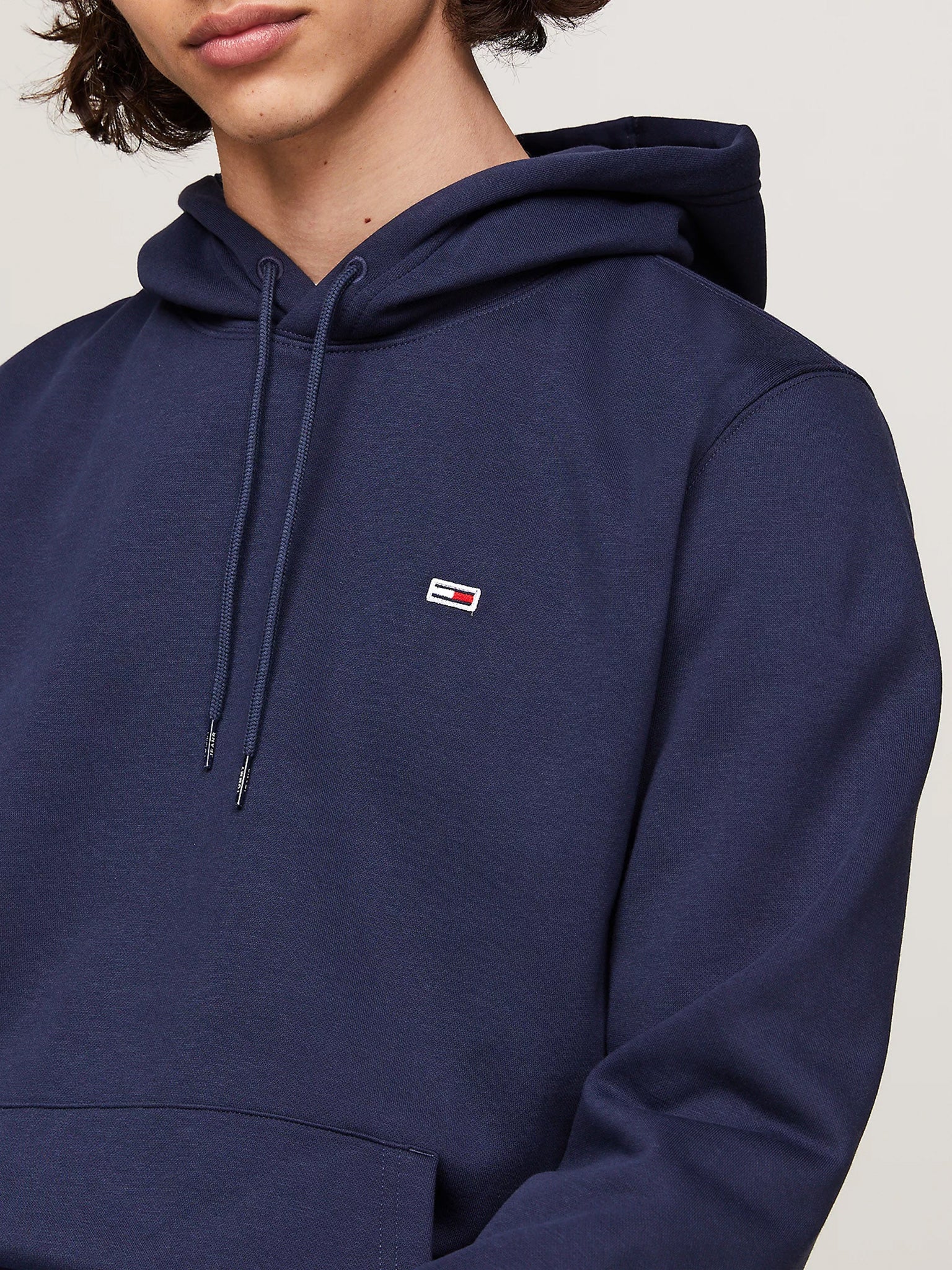 Ανδρική μπλούζα φούτερ TJM REGULAR FLEECE HOODIE DM0DM09593C87 | DM0DM09593C87