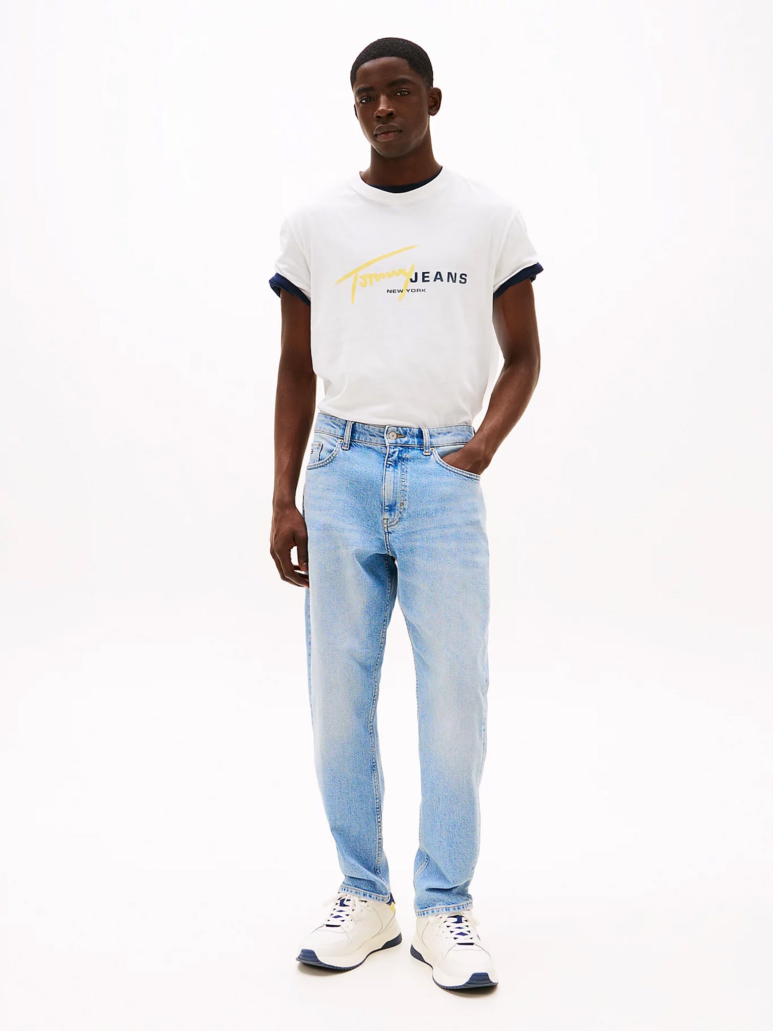 Ανδρικό t-shirt TJM REG SIGNTR DNA TEE DM0DM20817YBL | DM0DM20817YBL