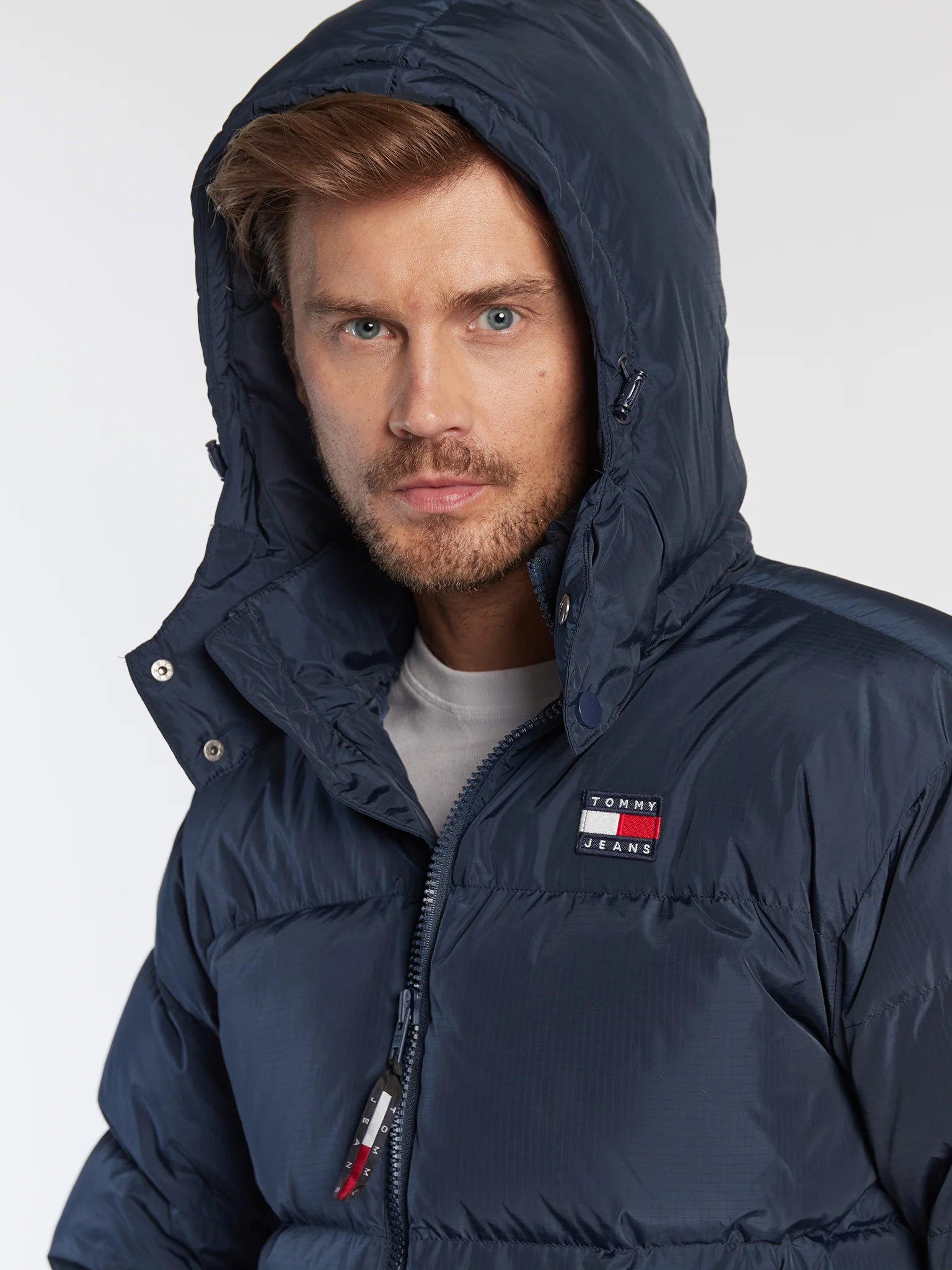 Ανδρικό μπουφάν HOODED PADDED RECYCLED CASUAL ALASKA PUFFER DM0DM15445C87 | DM0DM15445C87