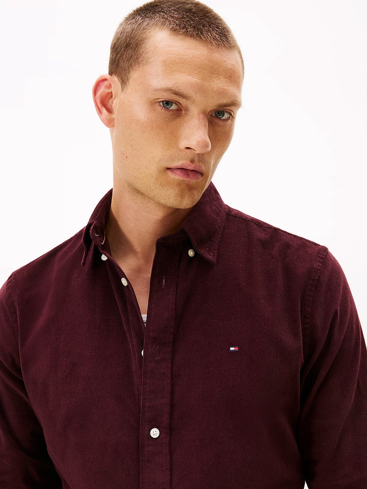 Ανδρικό πουκάμισο κοτλέ SOLID CORDUROY RF SHIRT MW0MW40486XIH | MW0MW40486XIH
