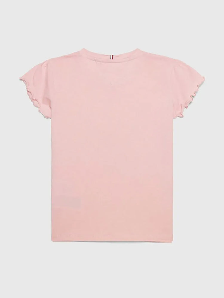 Παιδική μπλούζα FLOWER GLITTER REG TEE SS KG0KG08132TJX | KG0KG08132TJX