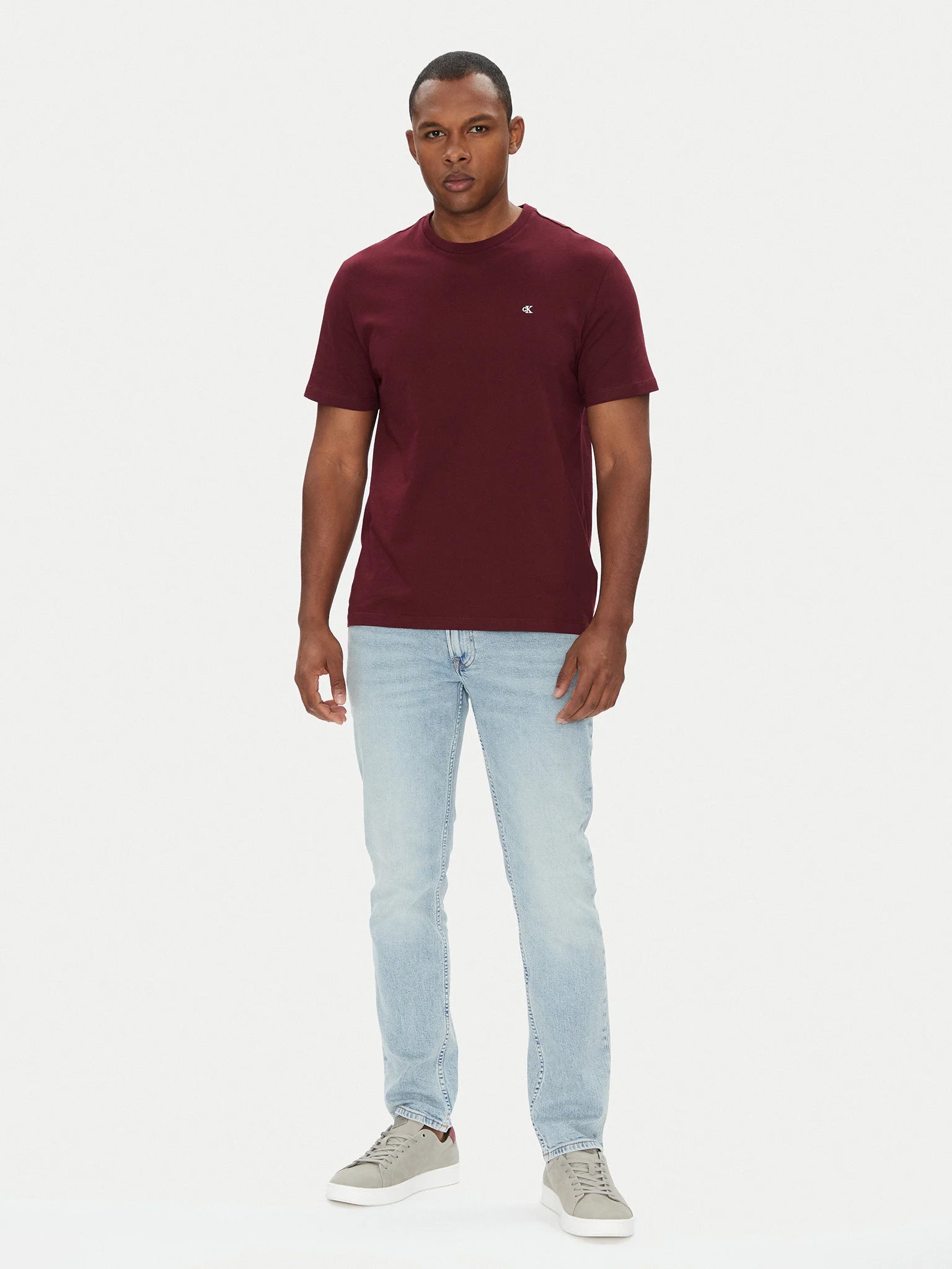 Ανδρικό t-shirt SS SMOOTH CTTN SOLID CREWNK TEE LV040HM265VLP | LV040HM265VLP