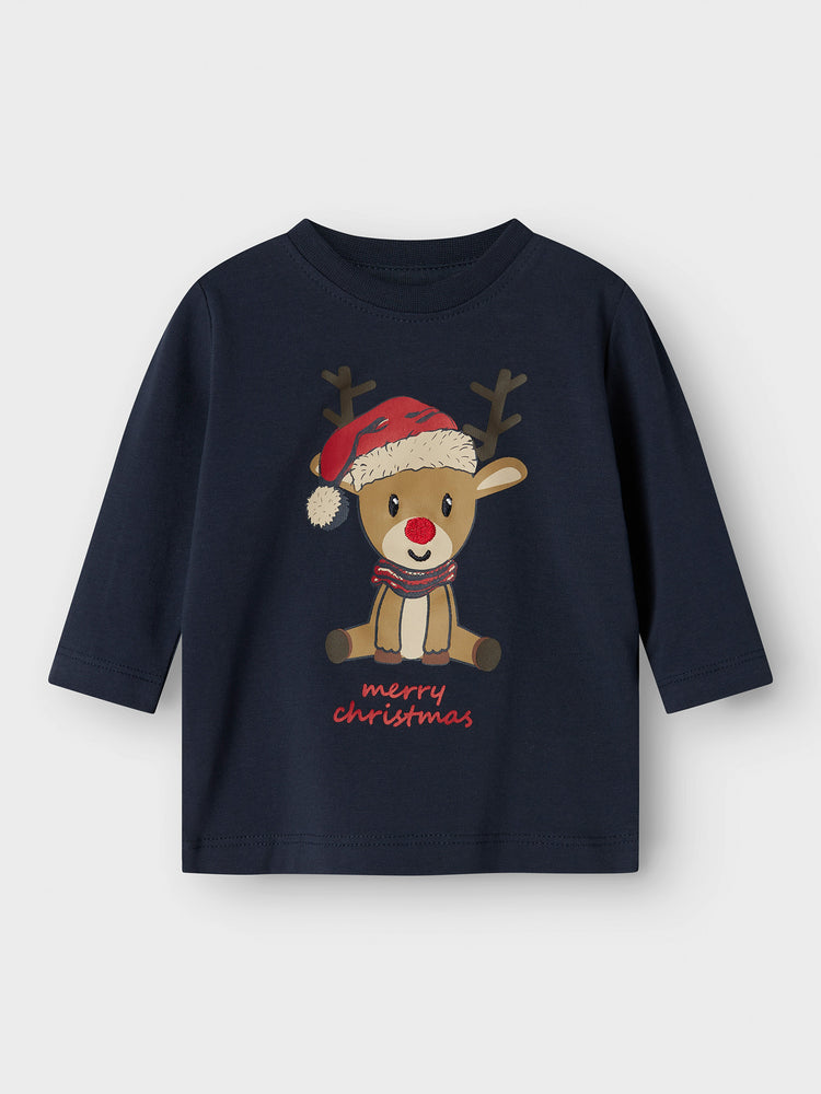 Βρεφική μπλούζα μακό christmas NBMFA LS TOP BOX 13248135 | 13248135