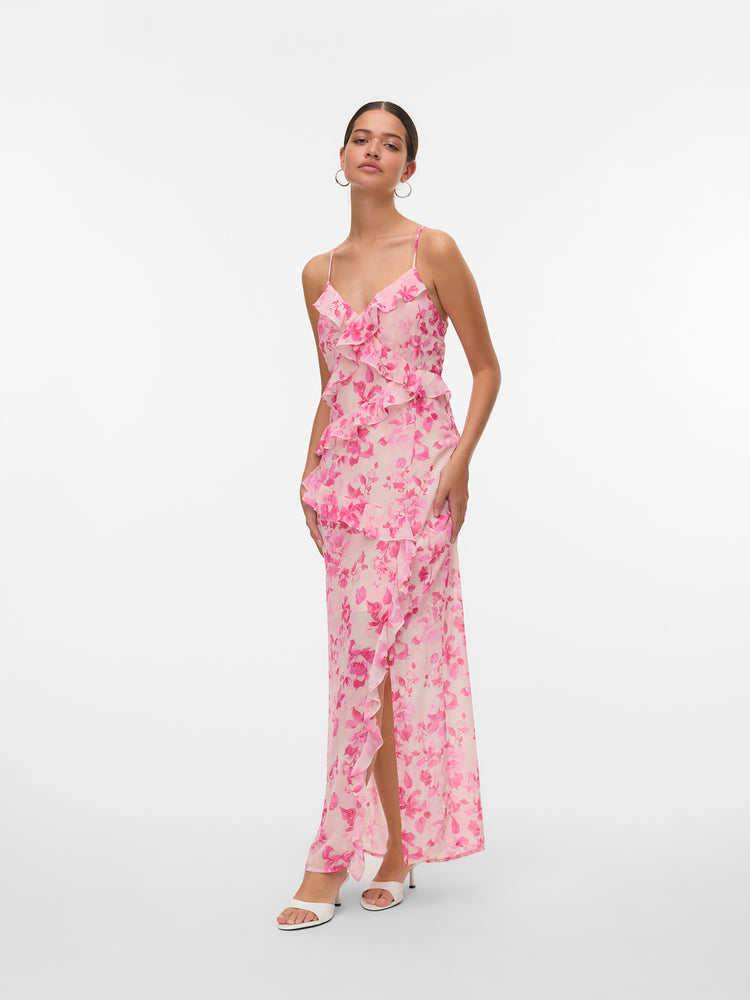 Γυναικείο φόρεμα φλοράλ VMAMINA SINGLET DRESS WVN EXP 10334542 | 10334542